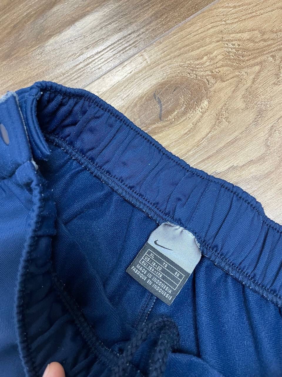 Nike Vintage Nike Y2K Style Blue Drill Side Buttons Sweatpants Size US 30 / EU 46 - 12 Thumbnail