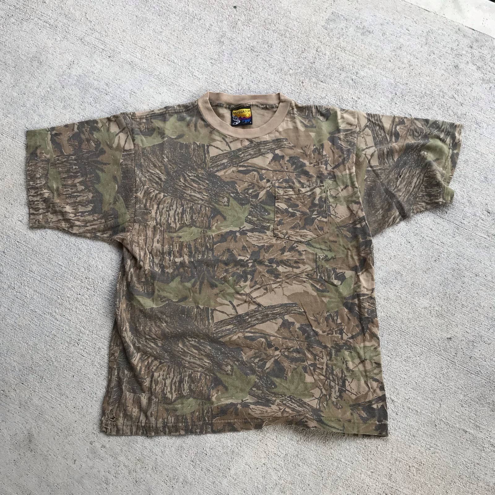 Camo 90’s Camo Real Tree Pocket T-shirt | Grailed