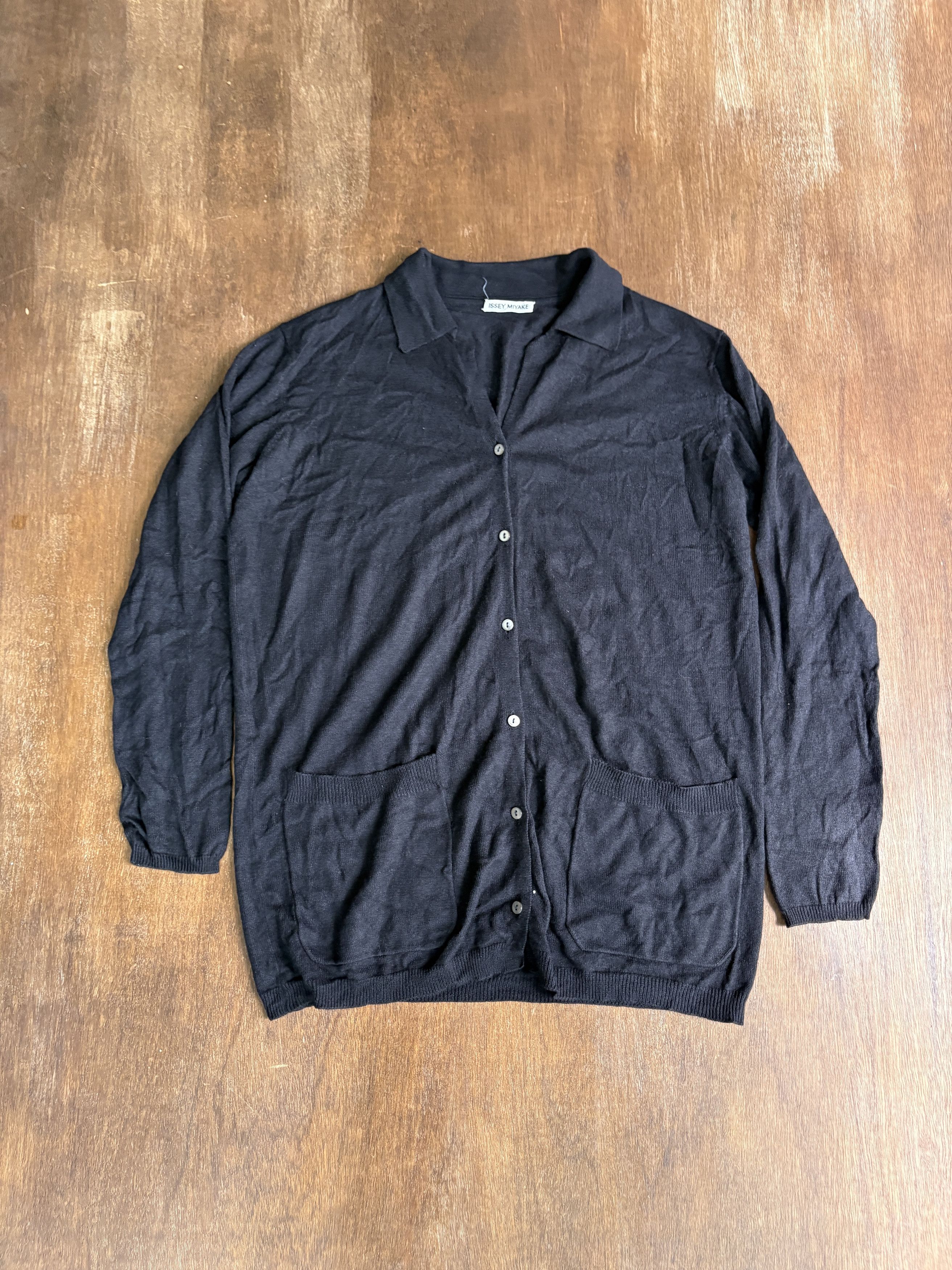 Issey Miyake ISSEY MIYAKE Silk Cardigan Size US M / EU 48-50 / 2 - 1 Thumbnail