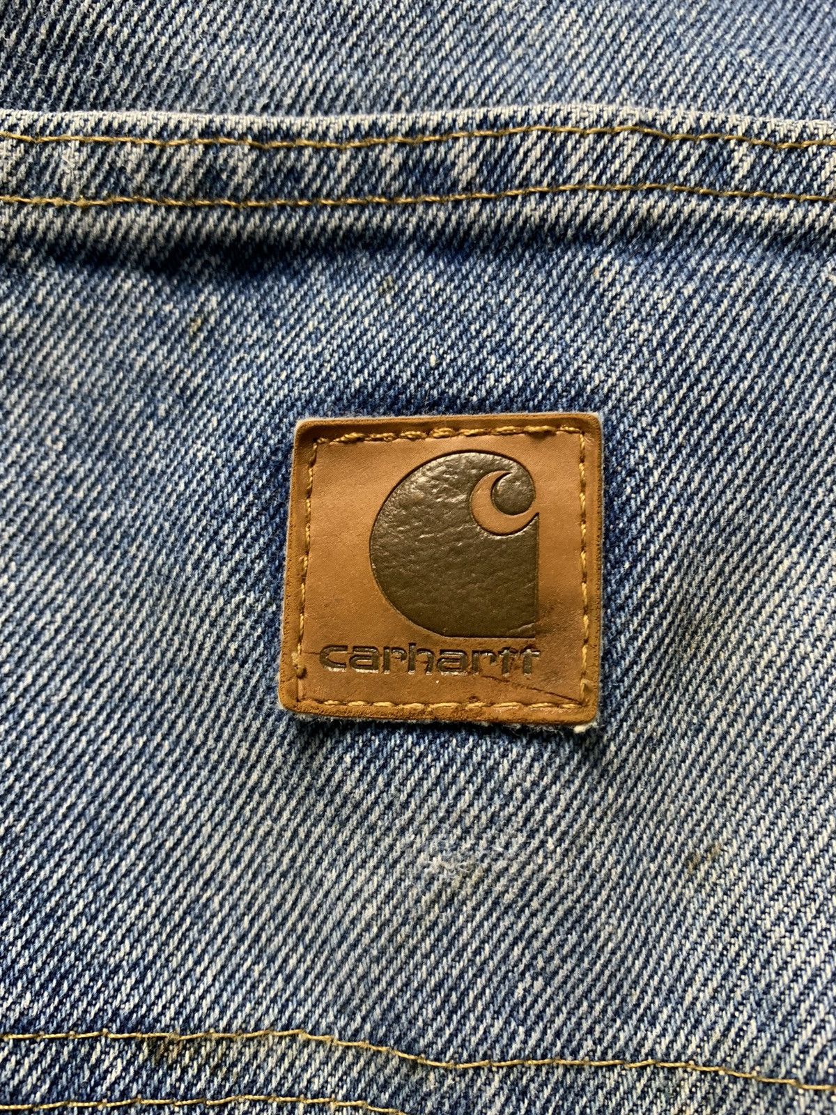 Carhartt × Vintage Vintage Carhartt Distressed Denim Thrashed Jeans Size US 32 / EU 48 - 7 Thumbnail