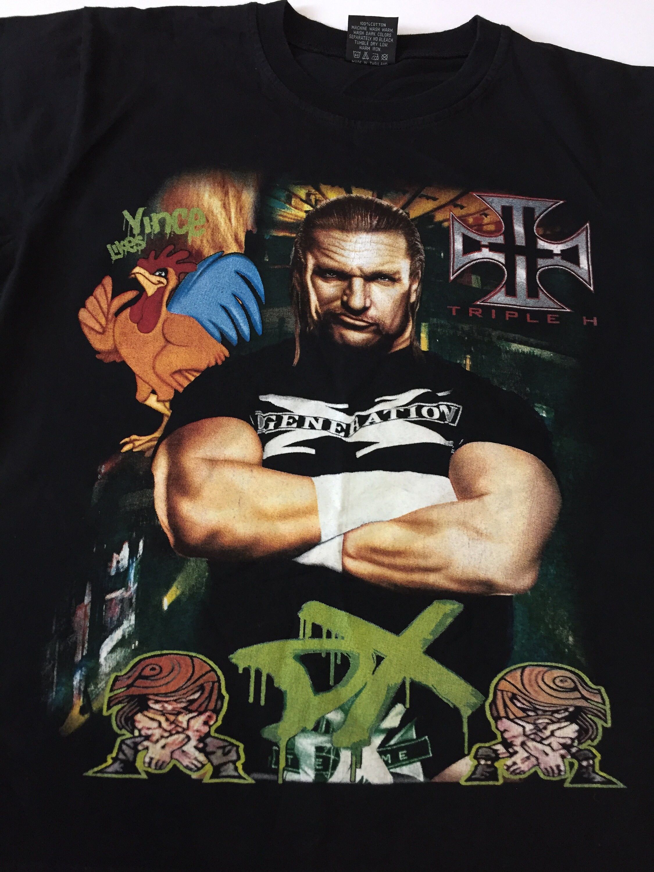 WWE Vintage Triple H T-shirt D-Generation X WWE nWo Black Tee M Size US M / EU 48-50 / 2 - 3 Thumbnail