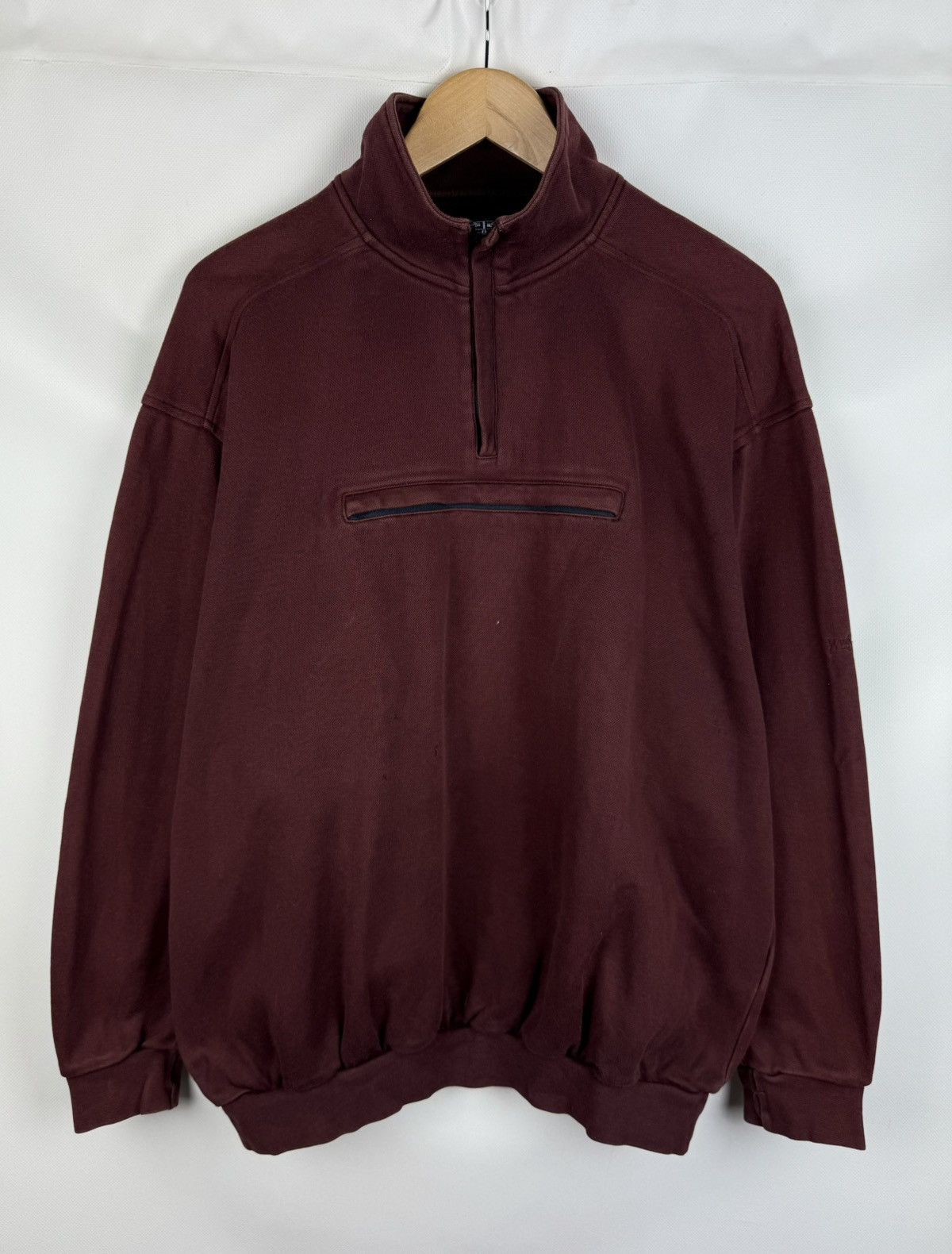Yves Saint Laurent YSL Yves Saint Laurent Vintage 1/4 Zip Sweatshirt Pullover Size US XXL / EU 58 / 5 - 1 Thumbnail