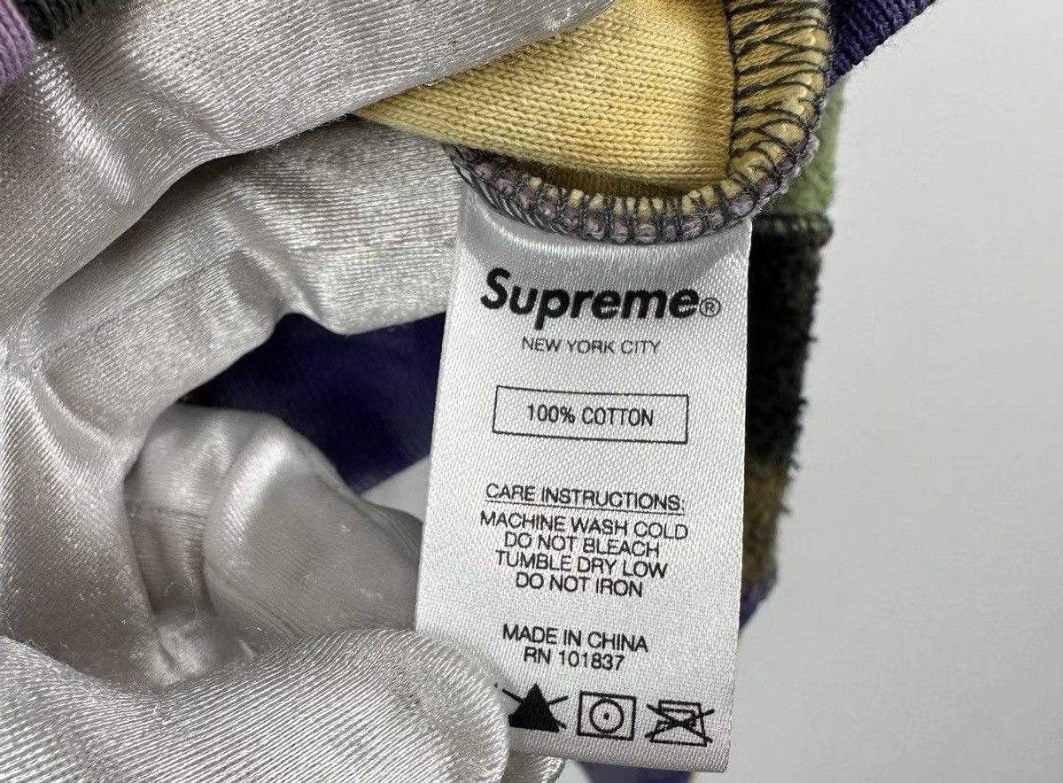 Supreme Supreme ss19 patchwork tie dye hoodie hooded sweatshirt Size US S / EU 44-46 / 1 - 4 Thumbnail