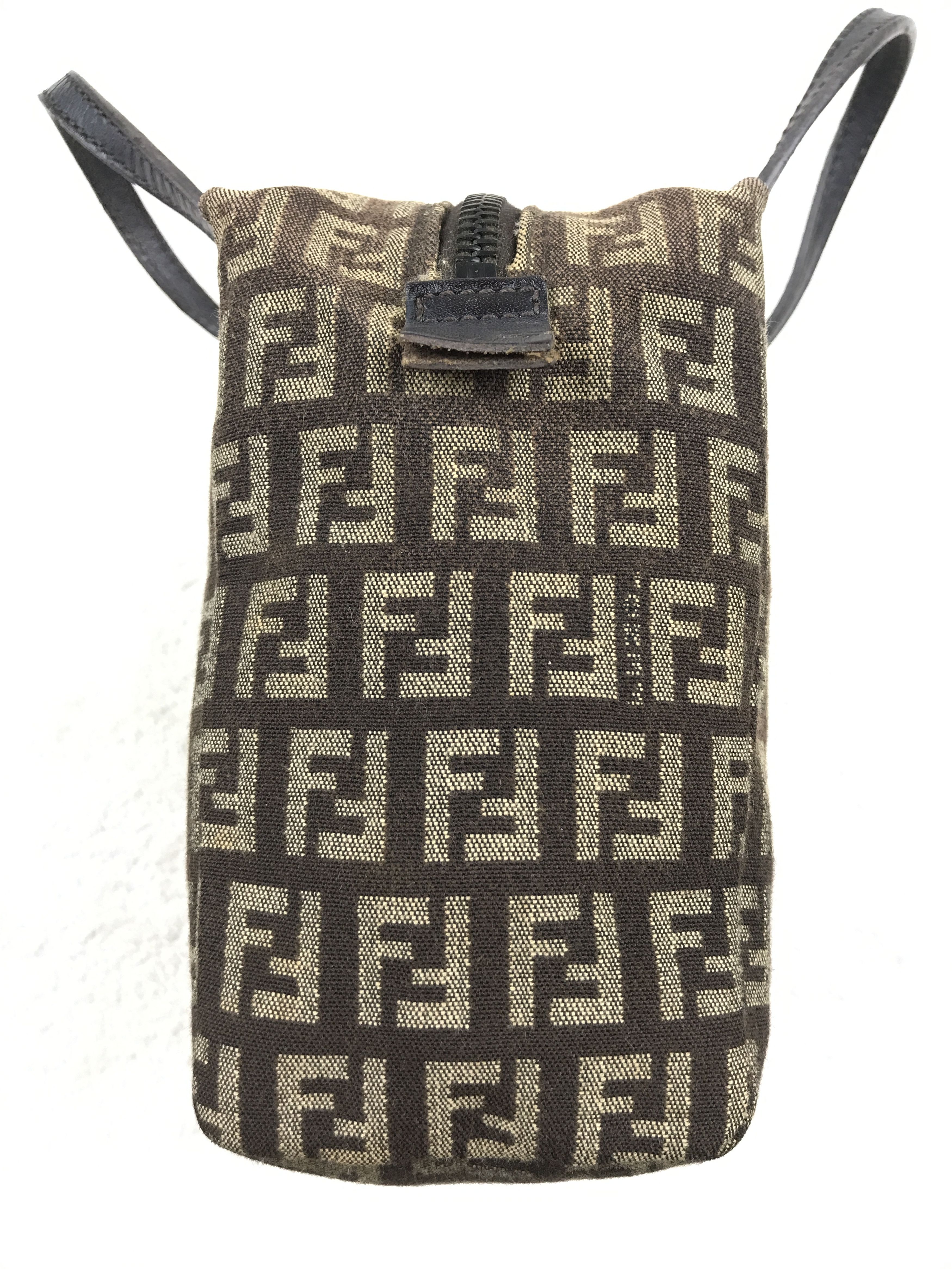 Fendi Vintage Fendi Monogram Zucchino Mini Tote Bag Purse Size ONE SIZE - 4 Thumbnail