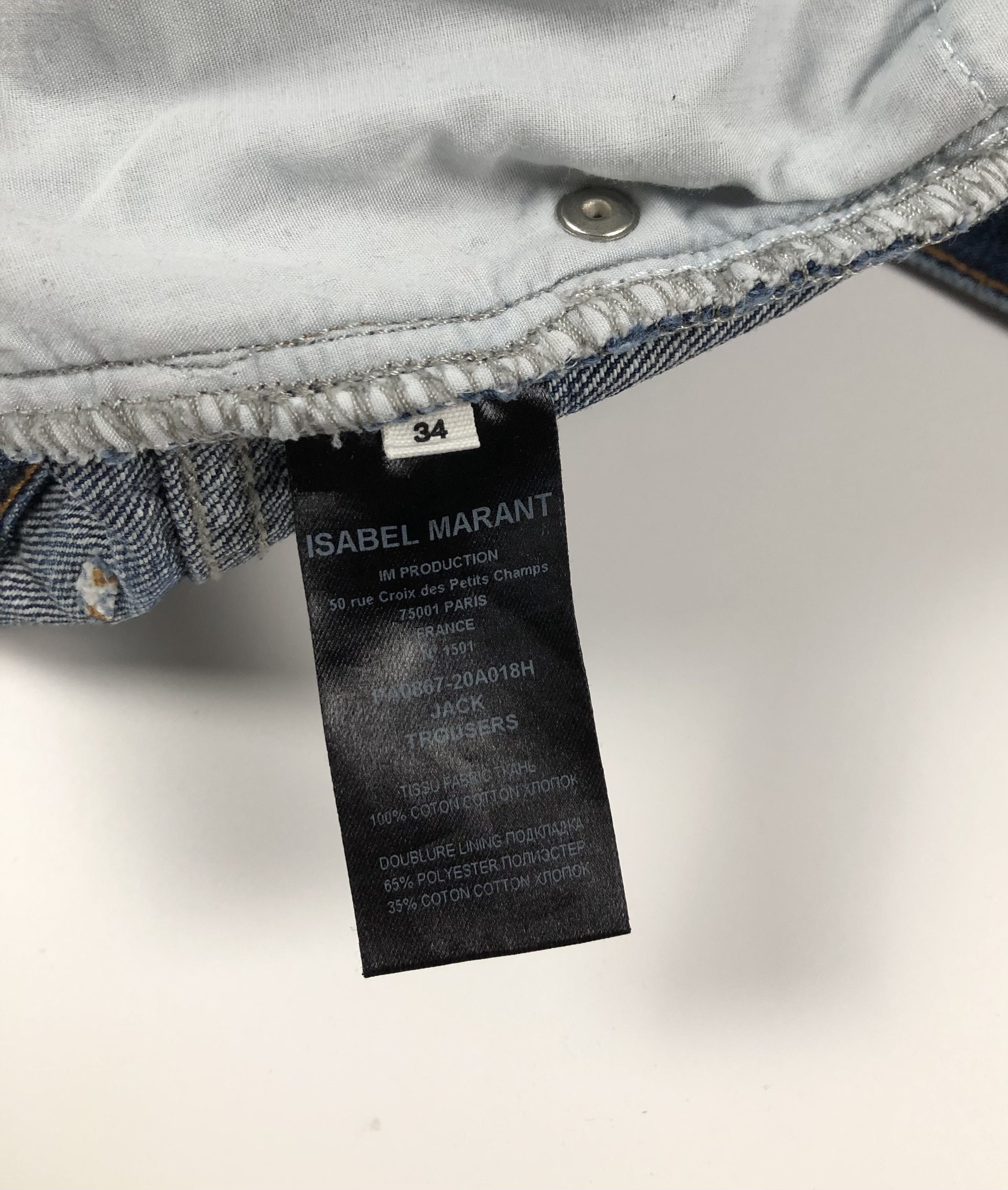 Isabel Marant Isabel Marant Denim Jack Trousers Size US 34 / EU 50 - 7 Thumbnail