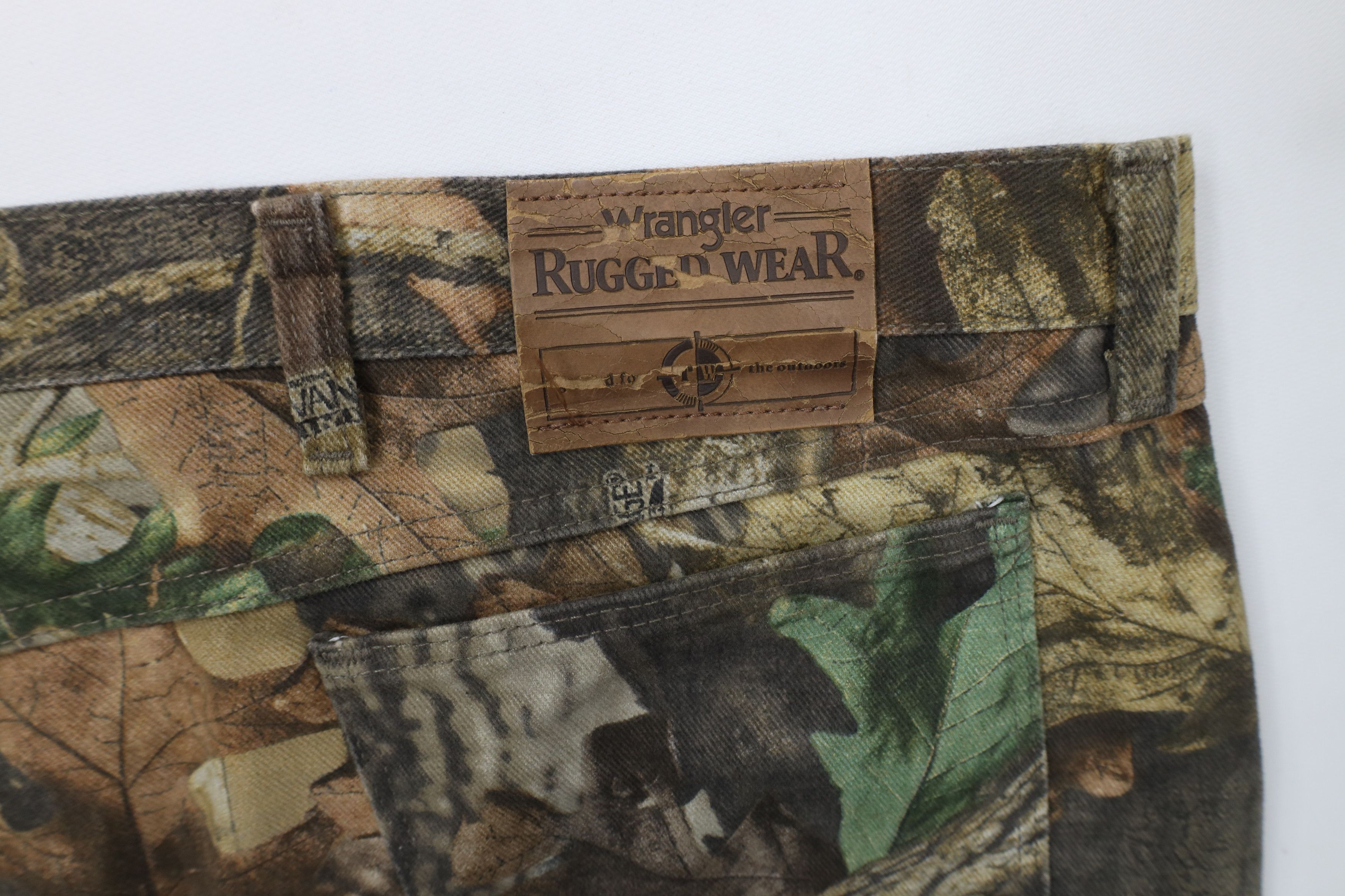 Vintage × Wrangler Vintage Wrangler Advantage Timber Camouflage Wide Leg Jeans Size US 44 / EU 60 - 6 Thumbnail
