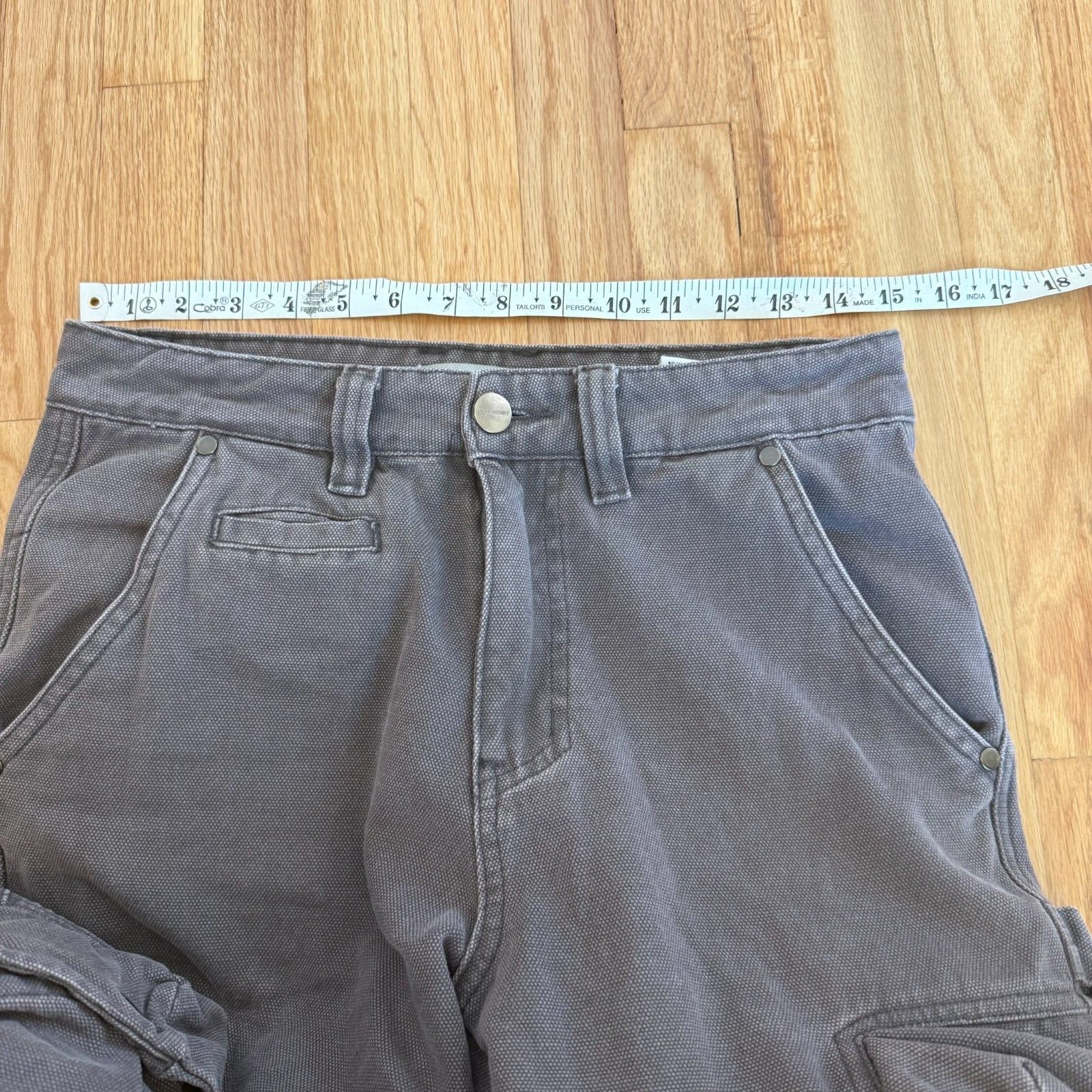Cole Henry Cole Henry Grey Parachute Cargo Pants 30/29 Size US 30 / EU 46 - 4 Thumbnail