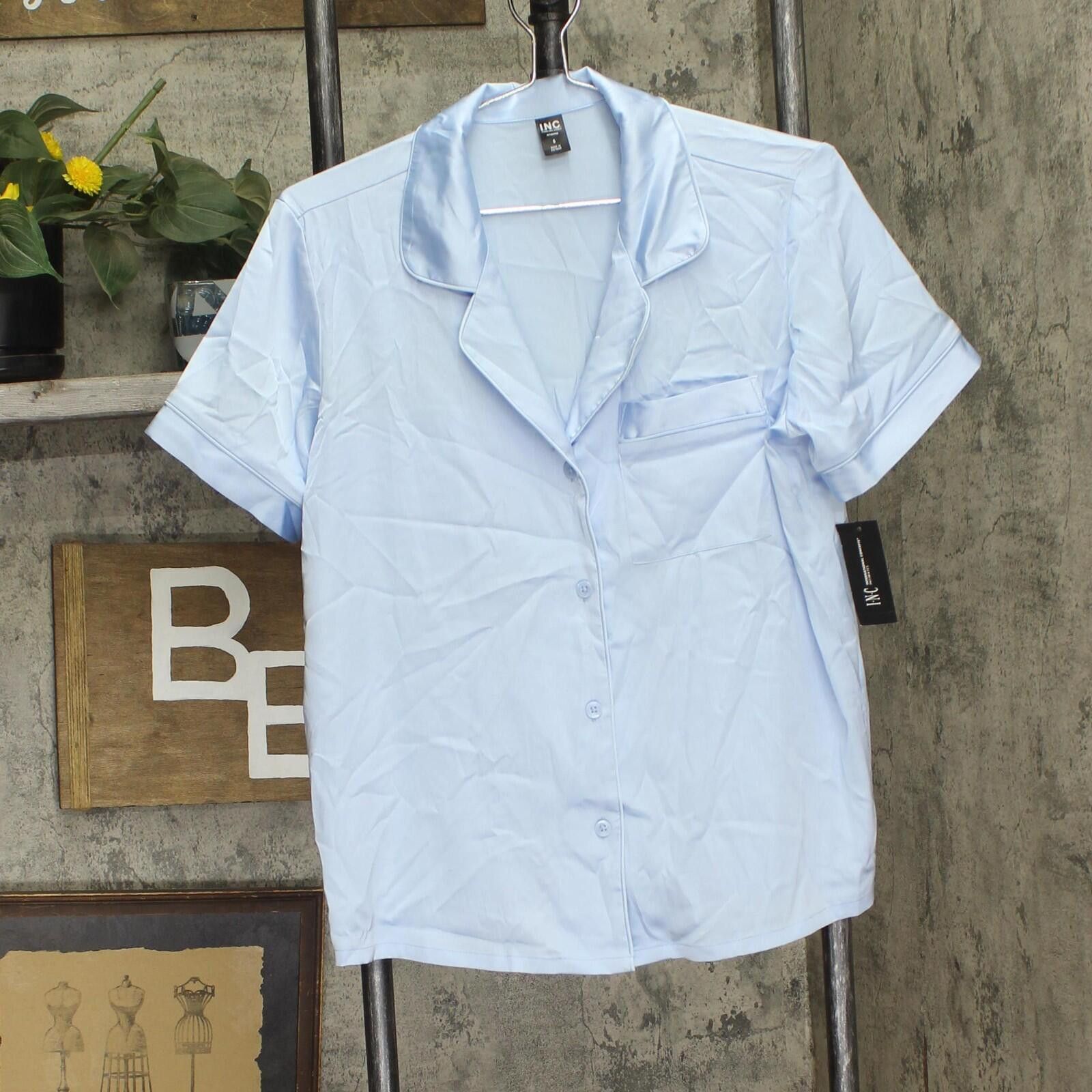 Other Inc International Concepts Pajama Shirt Pale Spring Blue S Size S / US 4 / IT 40 - 1 Thumbnail