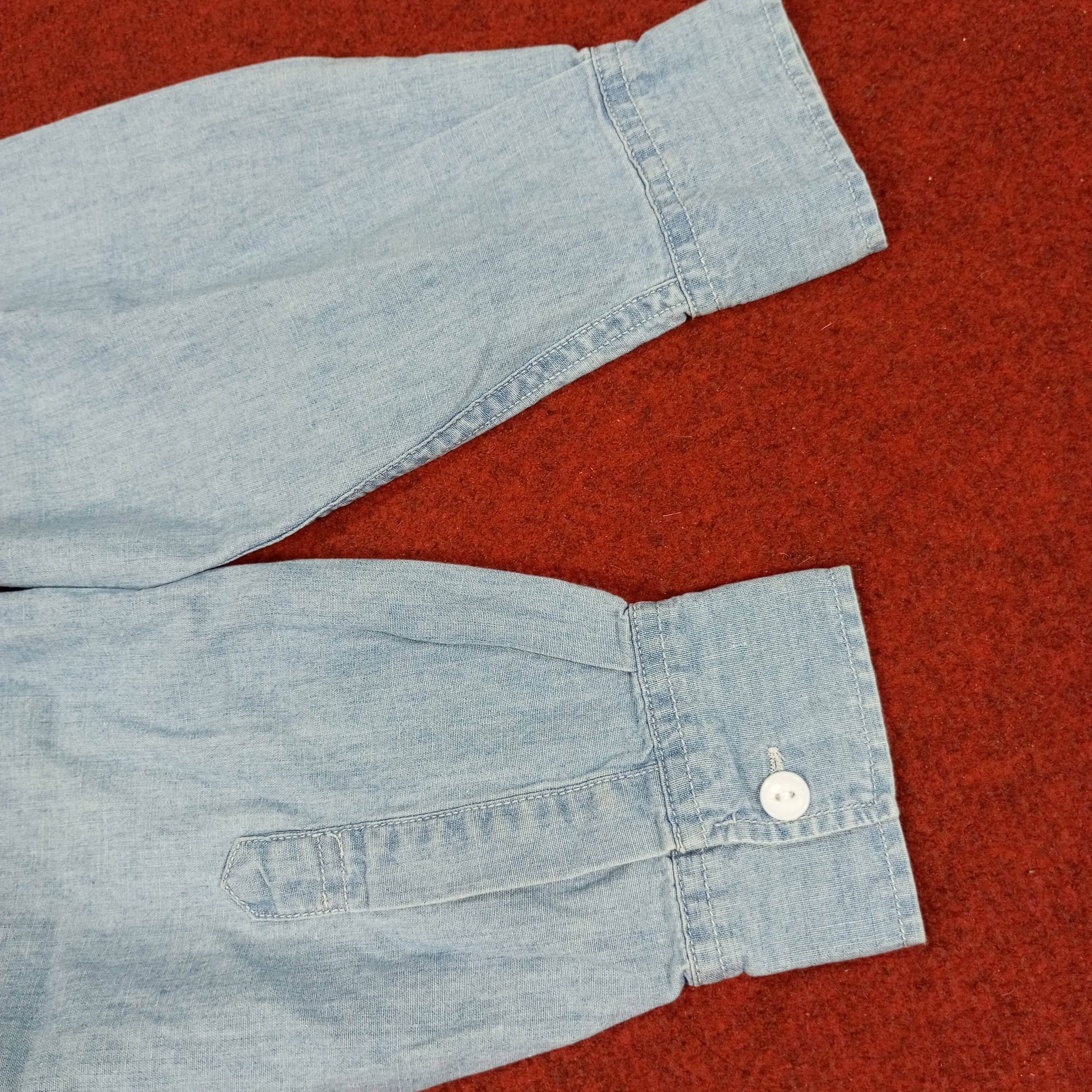 Levi's × Vintage Levis Streetwear Style Double Pocket Design Shirt Size M / US 6-8 / IT 42-44 - 7 Thumbnail