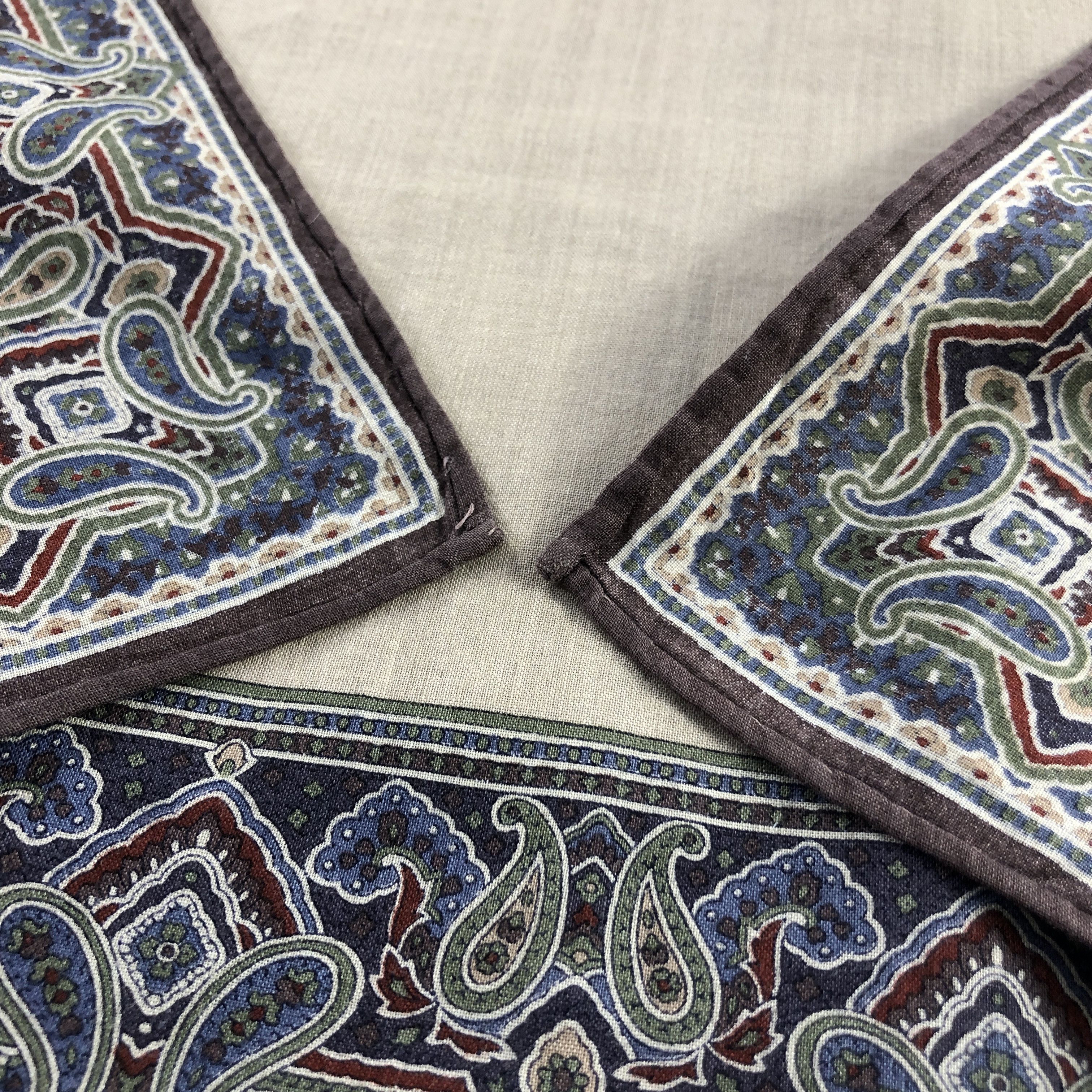 Alfred Dunhill × Vintage Dunhill Handkerchief Neckerchief Bandana H2678 Size ONE SIZE - 5 Thumbnail
