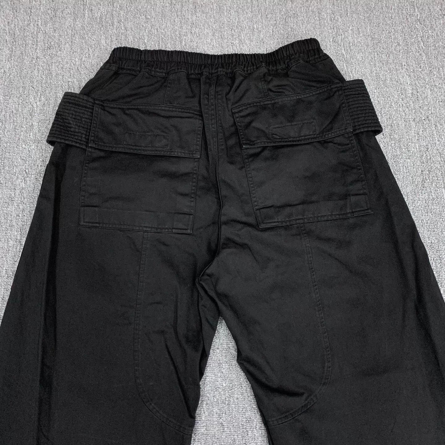 Rick Owens Rick Owens Black Double Ring Wide-Leg Pants Size L Size 28" / US 6 / IT 42 - 9 Thumbnail