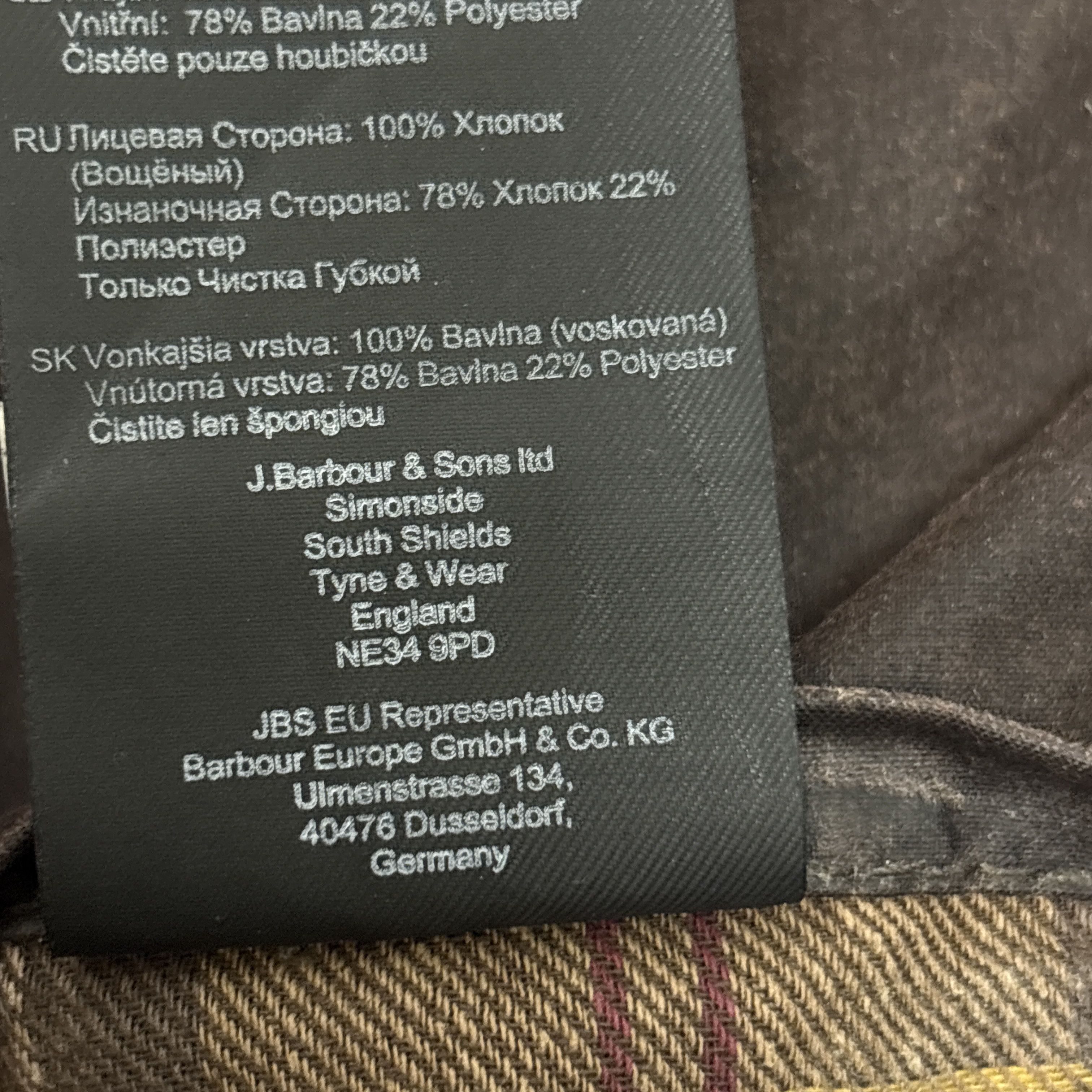Barbour Barbour Beaufort Wax Jacket Made In England Tartan Lined Size US S / EU 44-46 / 1 - 19 Thumbnail