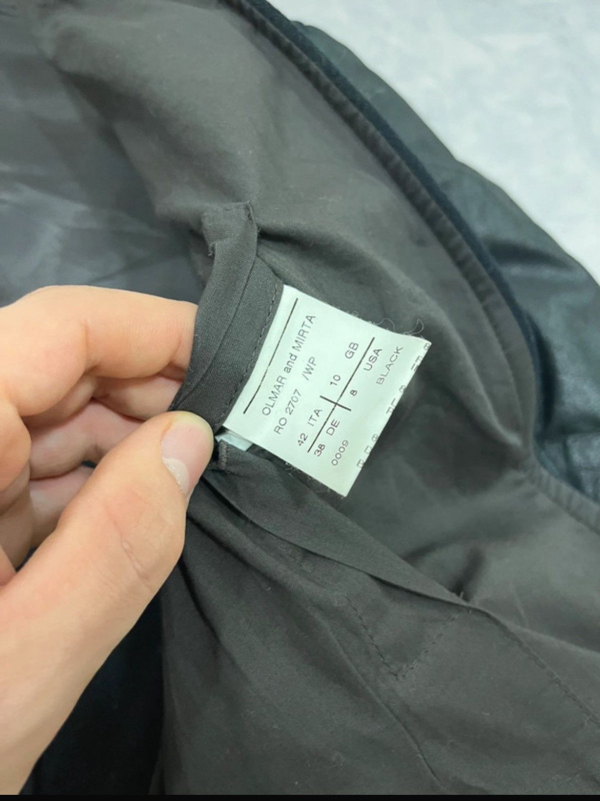 Rick Owens Rick Owens Avant Garde Wool & Leather Sleeve Jacket Size M / US 6-8 / IT 42-44 - 17 Thumbnail
