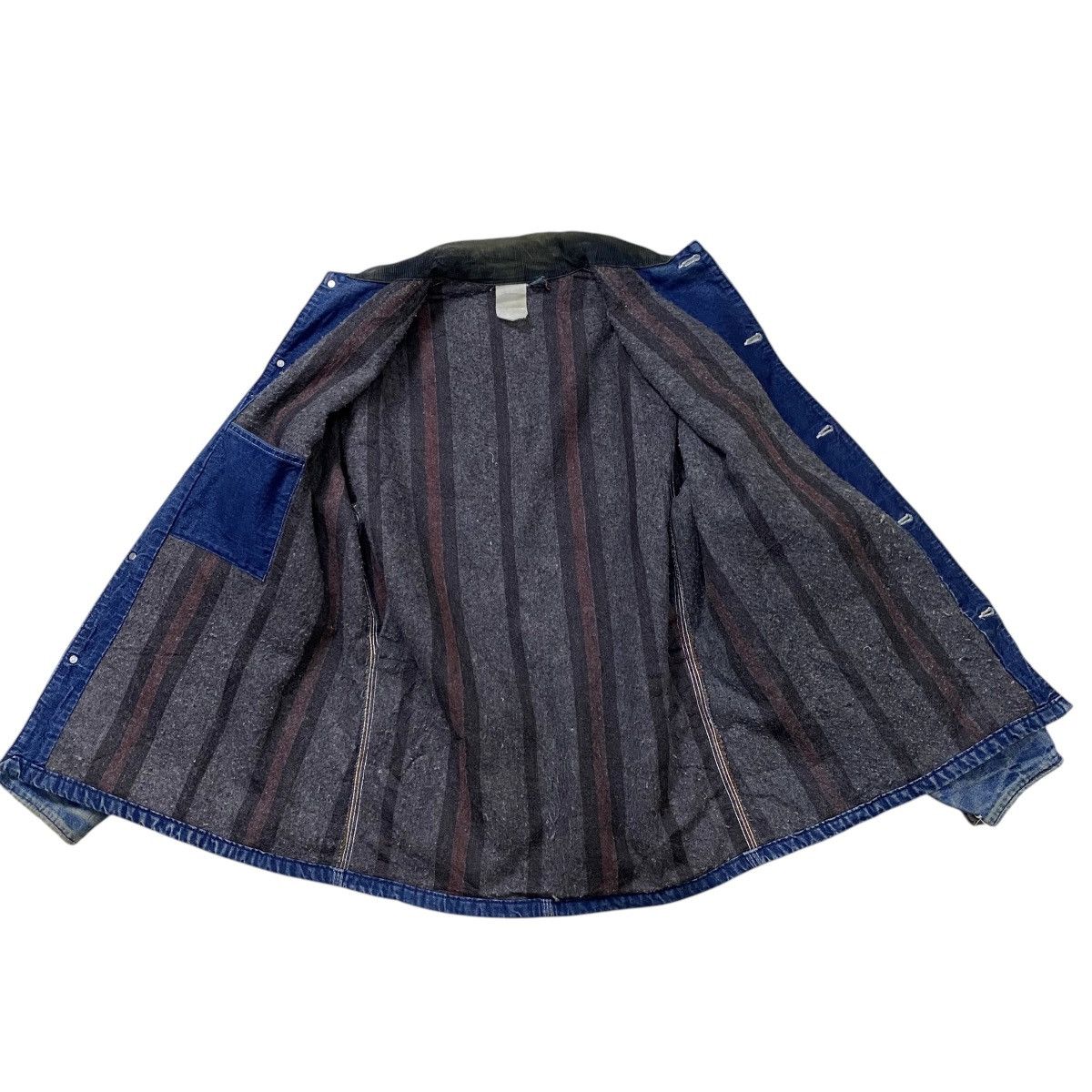 Carhartt Vintage Carhartt linen blanket denim chore jacket Size US L / EU 52-54 / 3 - 11 Thumbnail