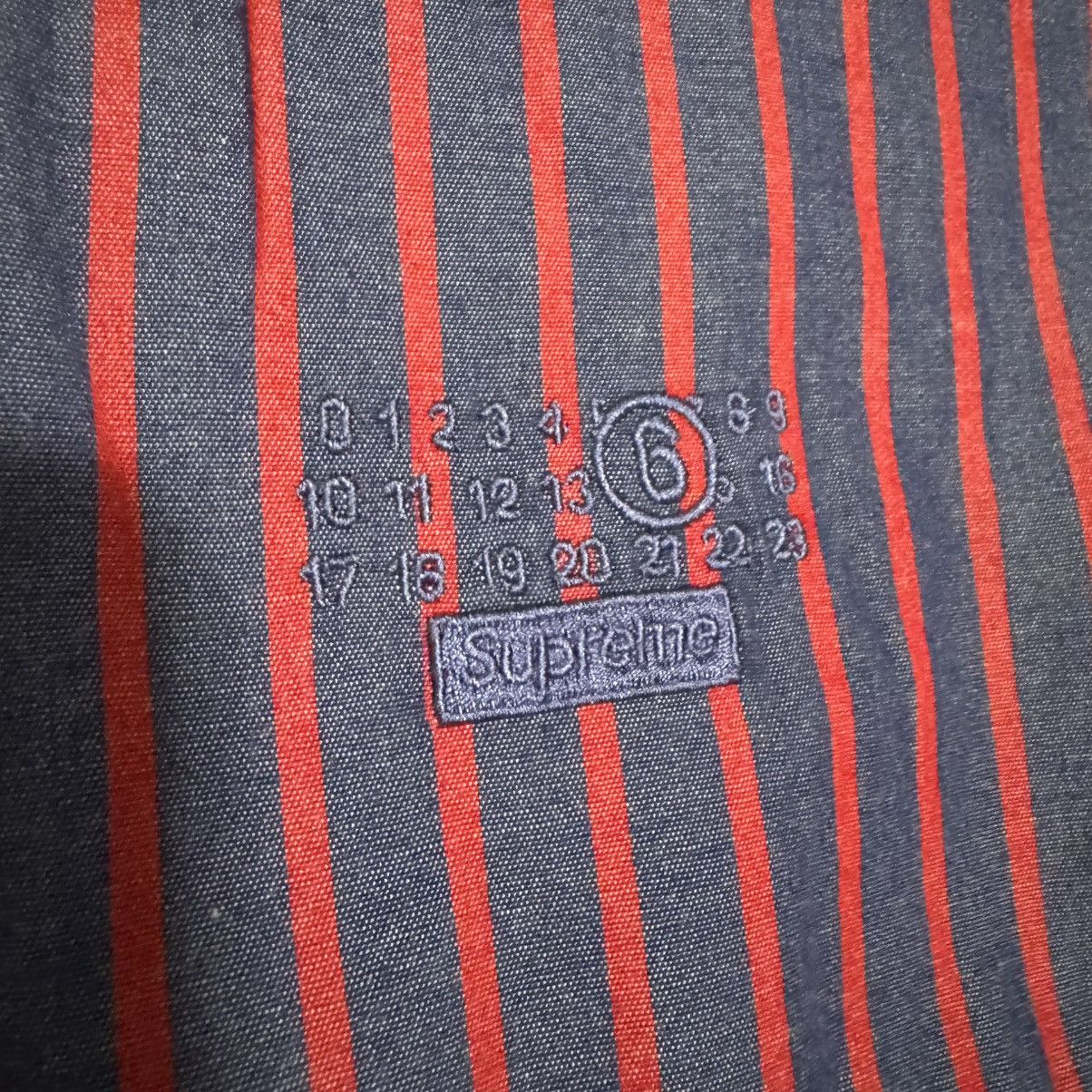 Maison Margiela × Supreme Supreme MM6 Padded Shirt Stripe SS24 Size US L / EU 52-54 / 3 - 3 Thumbnail