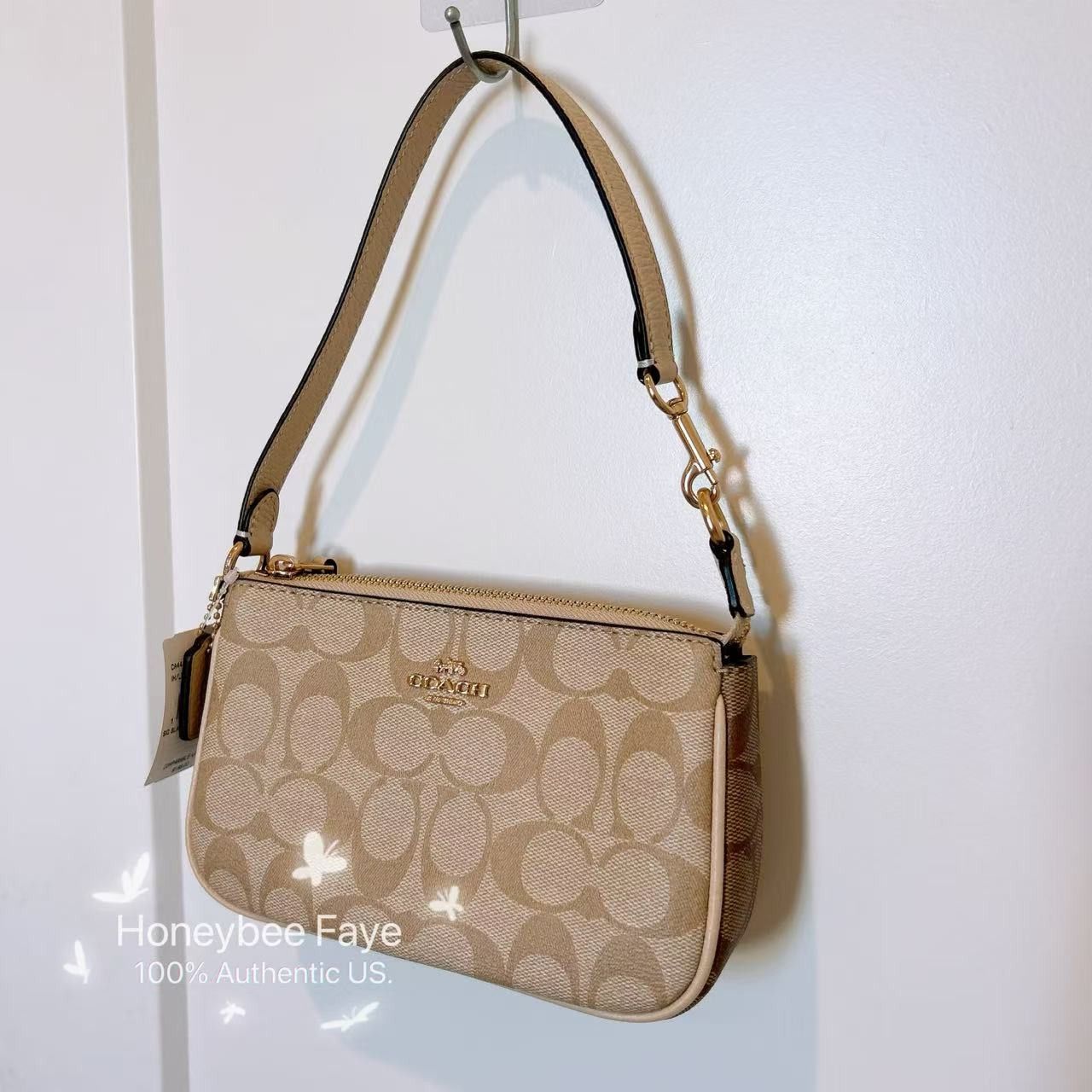 Coach Nolita 19 In Blocked Signature CA444 plus extended chain Size ONE SIZE - 6 Thumbnail