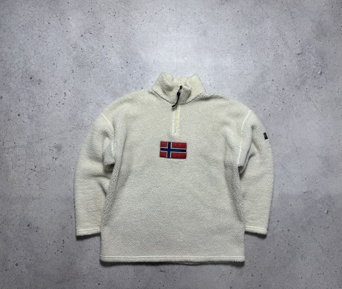 Napapijri Napapijri Vintage Sherpa Jacket Sweatshirt Outdoor Fleece Size US M / EU 48-50 / 2 - 1 Thumbnail