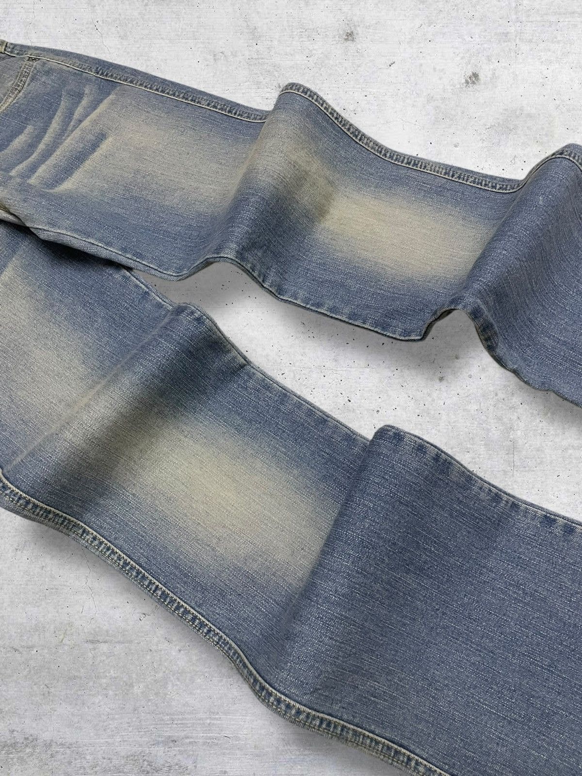 Diesel VINTAGE DIESEL INDUSTRY DESIGNER 90S BLUEWASHED FLARE DENIM Size US 28 / EU 44 - 6 Thumbnail