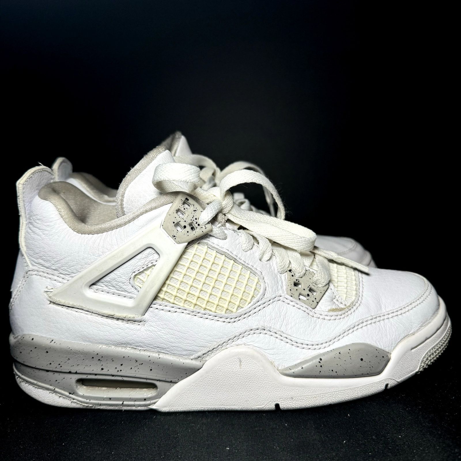 Jordan Brand × Nike Size 6.5 - Nike Air Jordan 4 Retro GS White Oreo Men's Shoes Size US 6.5 / EU 39-40 - 1 Thumbnail