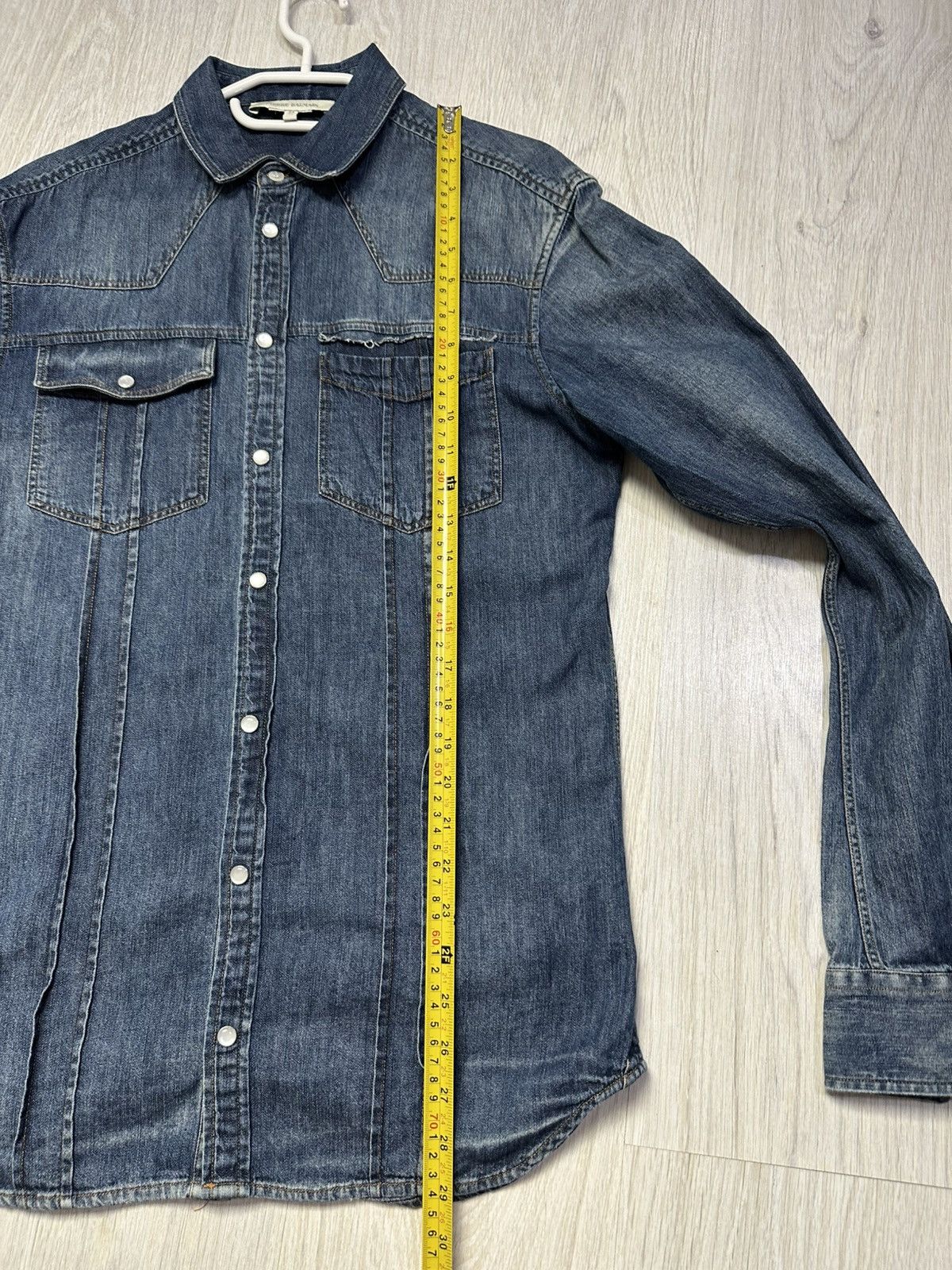 Pierre Balmain PIERRE BALMAIN DENIM SHIRT Size US M / EU 48-50 / 2 - 9 Thumbnail