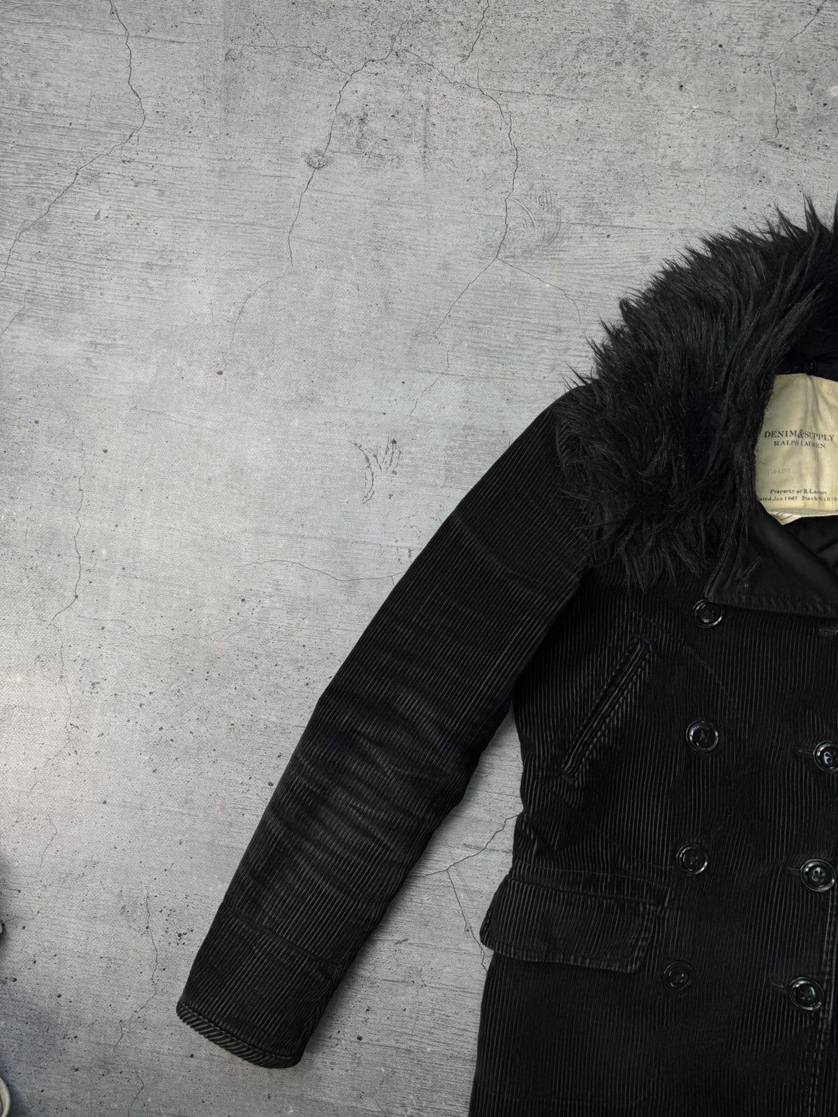 Denim & Supply Ralph Lauren Vintage Denim & Supply Ralph Lauren Corduroy Y2K Fur Coat Size US S / EU 44-46 / 1 - 8 Thumbnail