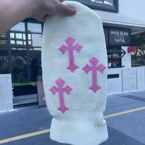 Raw State Cross Embroidery Knit Hat Size ONE SIZE - 4 Thumbnail