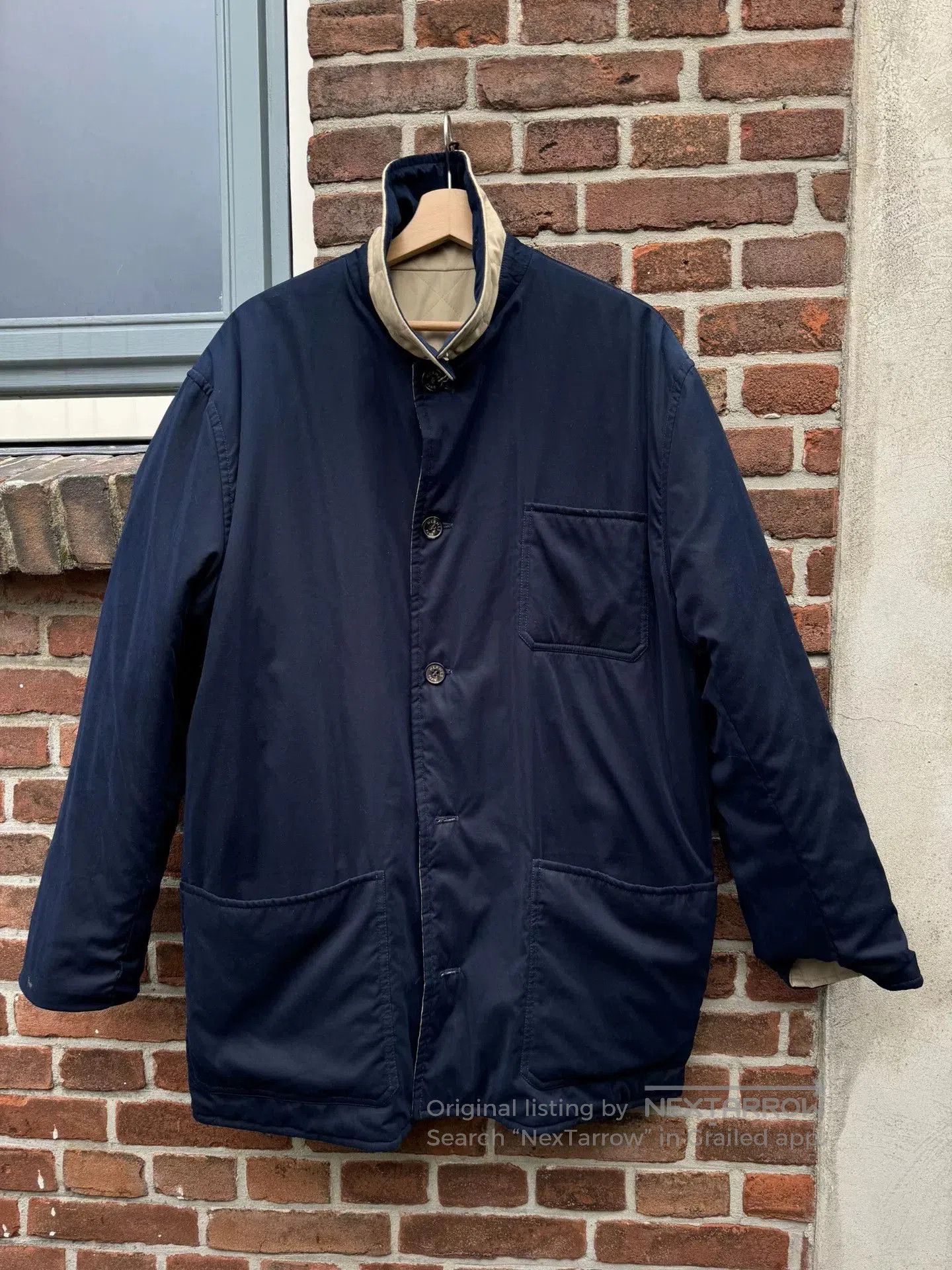 Hermes Quilted Padding Coat Size 48.