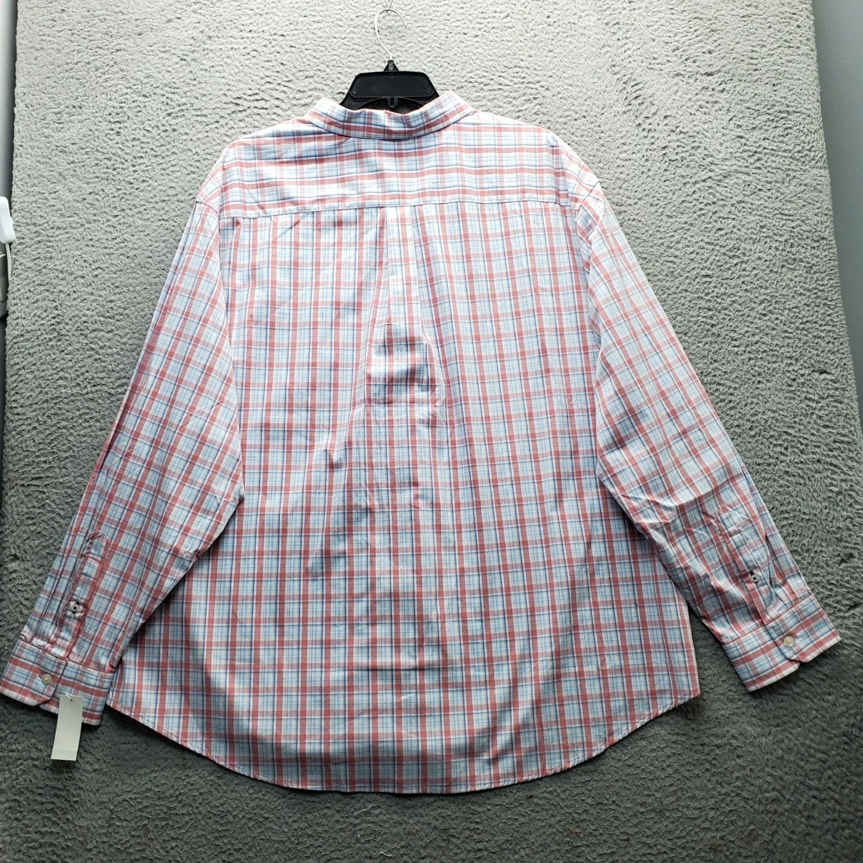 Izod IZOD Mens Shirt 3XLT Multi Plaid Comfort Performance All-Over Stretch Button Down Size US XXL / EU 58 / 5 - 2 Thumbnail