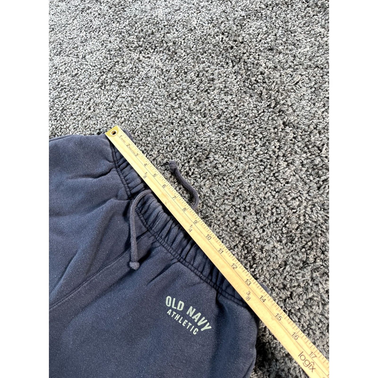 Old Navy VINTAGE Old Navy Sweatpants Mens Small Blue Drawstring Distressed Activewear Pants Casual Baggy Night? Size US 29 - 4 Thumbnail