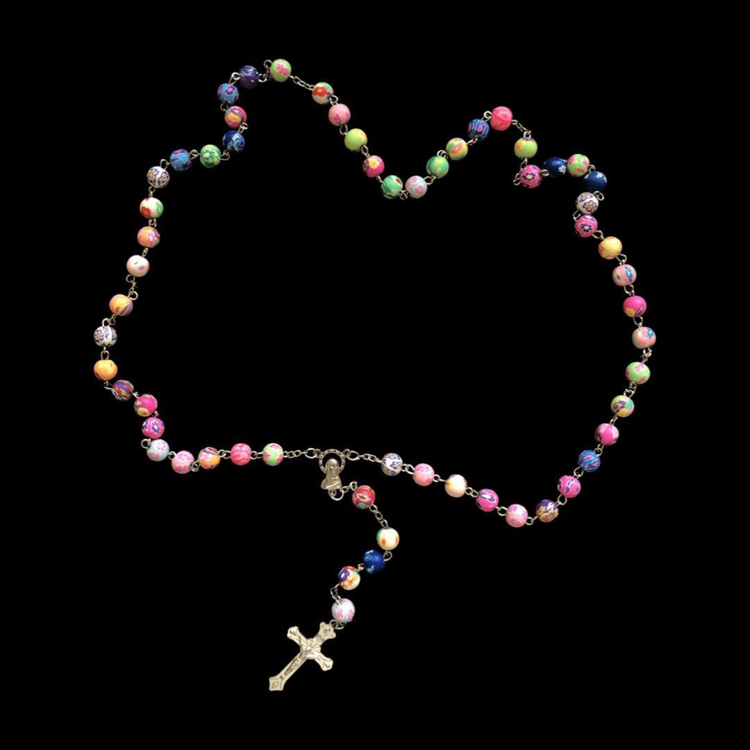 Jewelry Saint Benedict Rosary Necklace Chain Catholic Church Jesus Size ONE SIZE - 6 Thumbnail