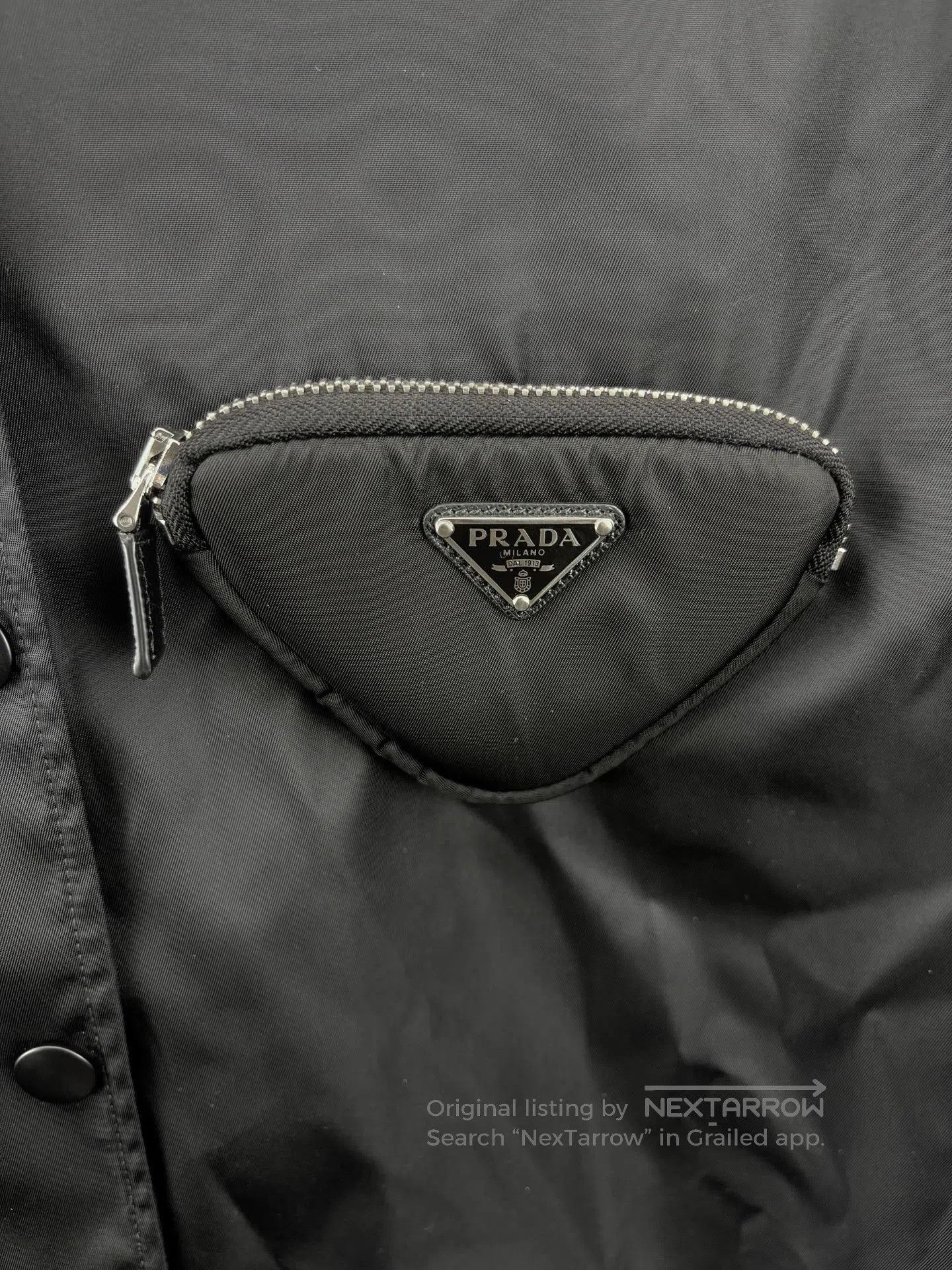 Prada PRADA Nylon Triangle Bag Short Sleeve Shirt. Size XS / US 0-2 / IT 36-38 - 3 Thumbnail