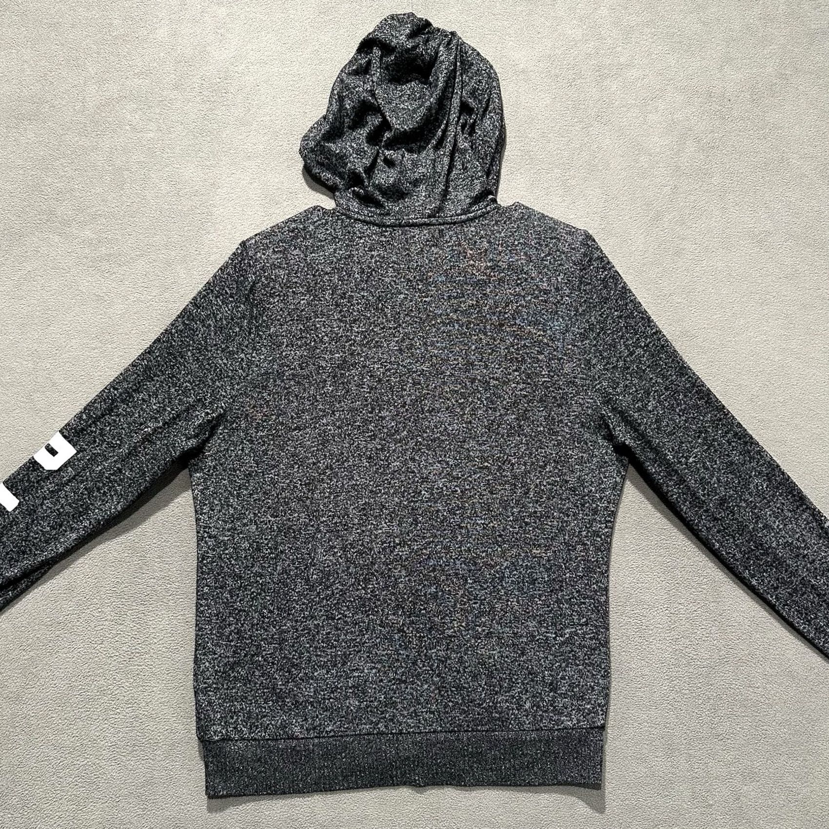 Pinko Victoria's Secret PINK Hoodie Womens S Black/Gray Full Zip Spellout Logo Stretch Size S / US 4 / IT 40 - 2 Thumbnail