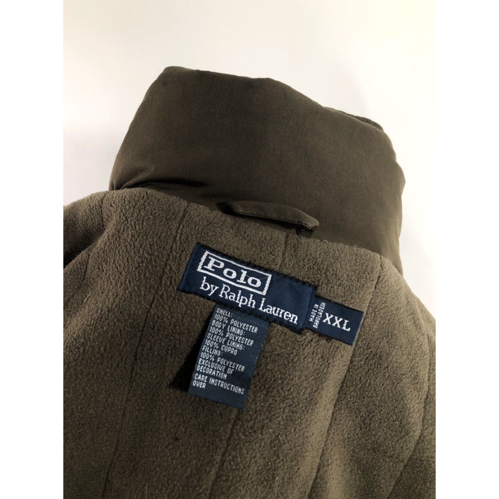 Ralph Lauren Ralph Lauren Polo Jacket Hooded Fleece Lined Embroidered Pony Winter 2XL Brown Olive Men EXC Size US XXL / EU 58 / 5 - 6 Thumbnail