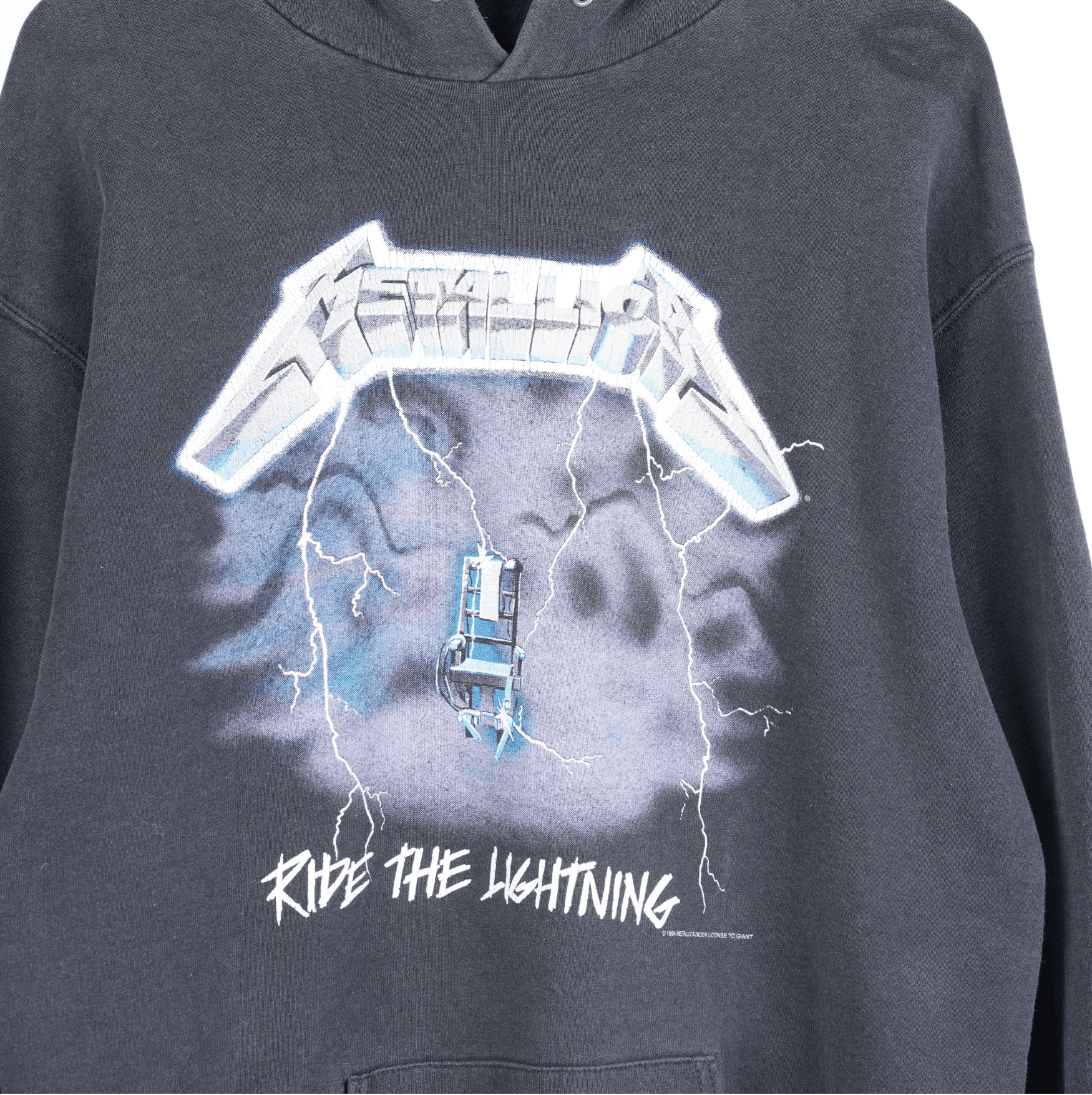 Band Tees Vintage Metallica Hoodie 1994 like Slayer ACDC Pantera Size US XL / EU 56 / 4 - 3 Thumbnail