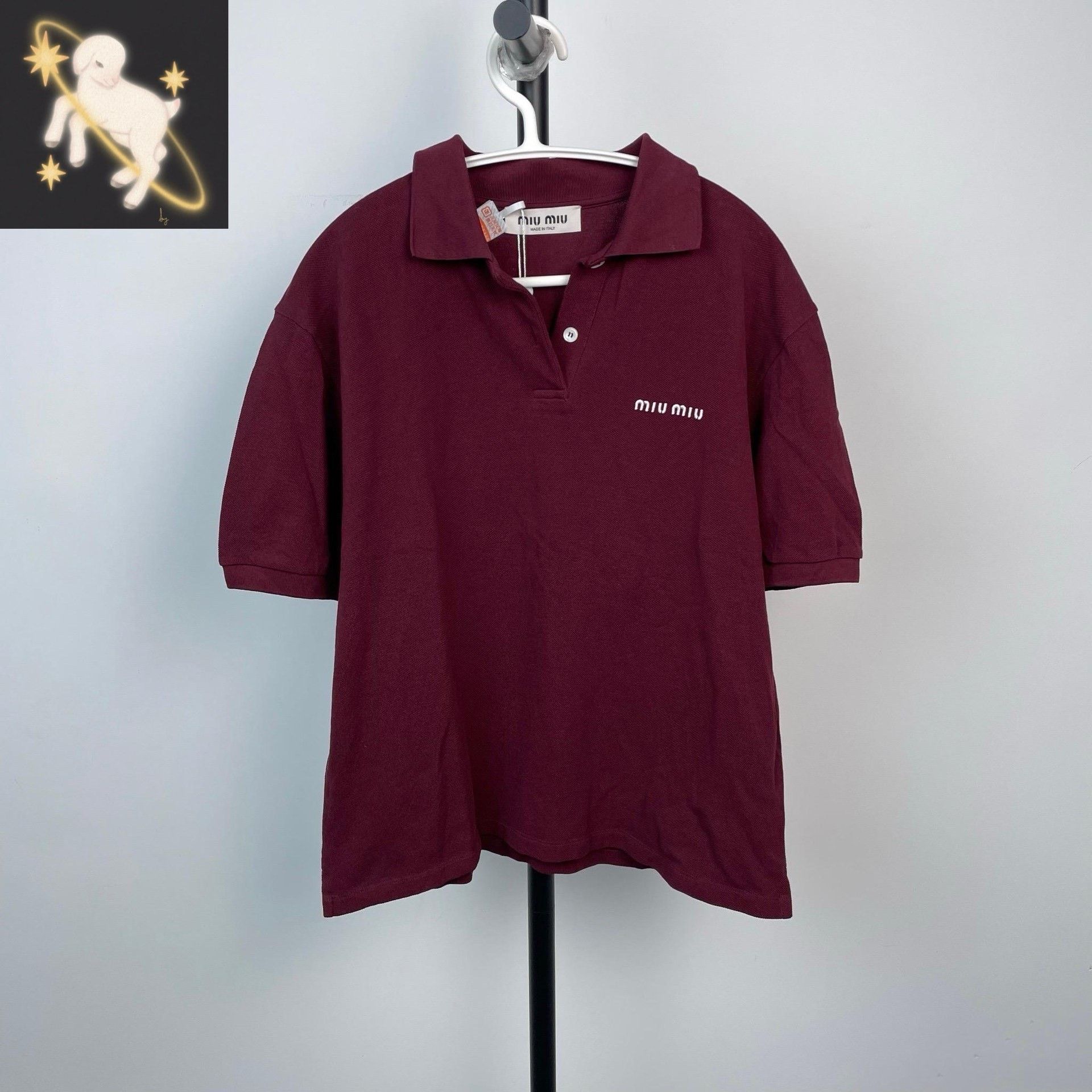 Miu Miu Miu Miu Red T-Shirt S Women Size S / US 4 / IT 40 - 1 Thumbnail