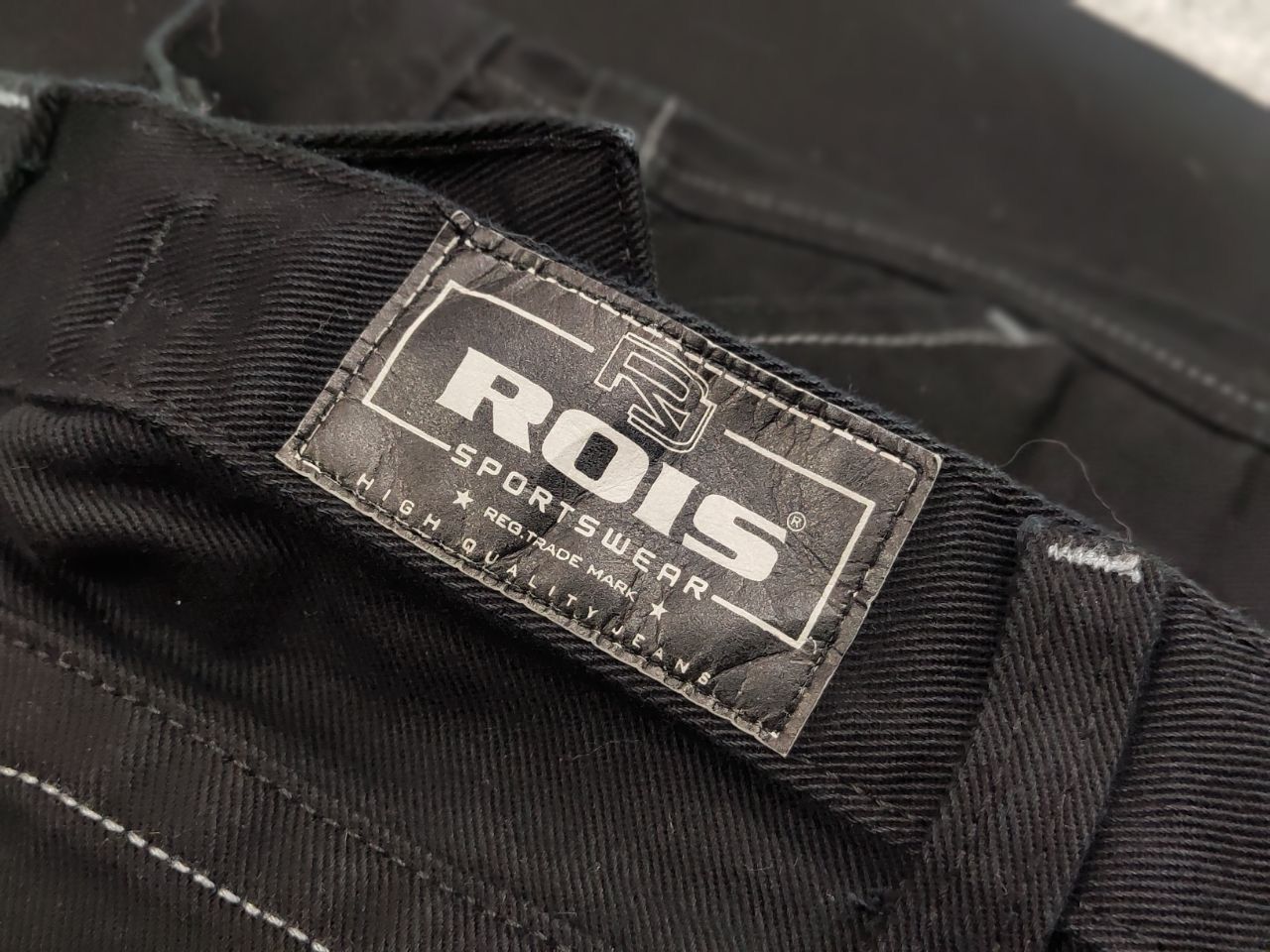 Japanese Brand Rois Sportswear Japan style Black Denim Cargo Pants Size US 30 / EU 46 - 12 Thumbnail