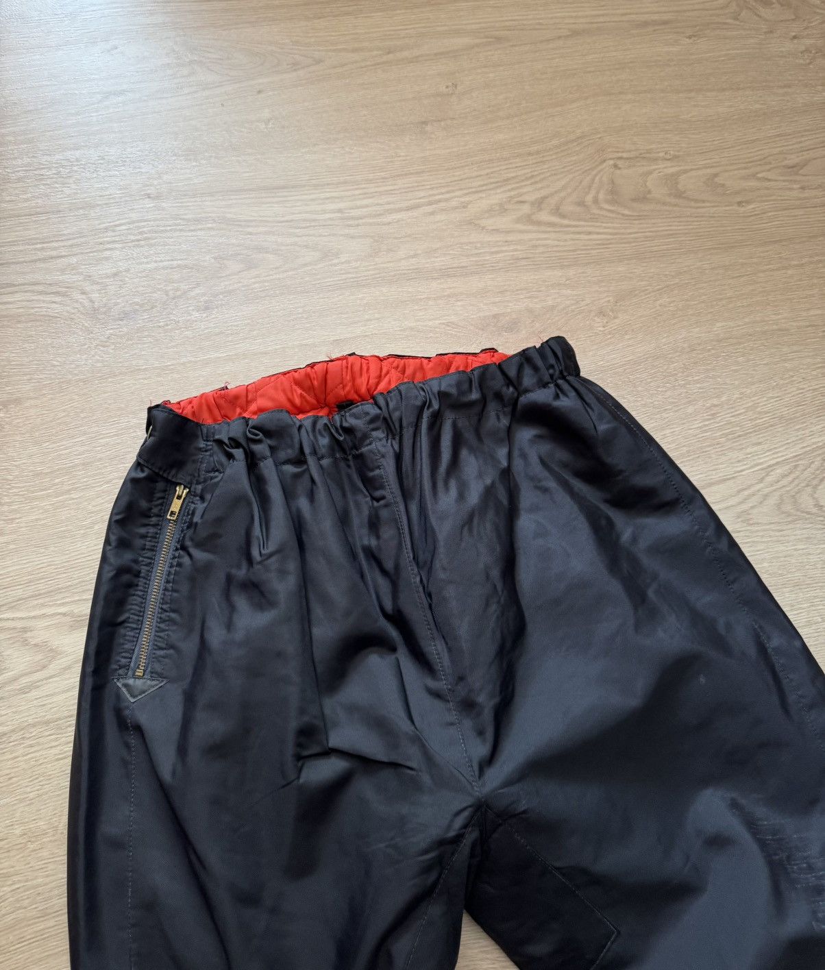 Belstaff Vintage 90’s Belstaff Nylon Biker Racing Pants Size US 30 / EU 46 - 2 Thumbnail