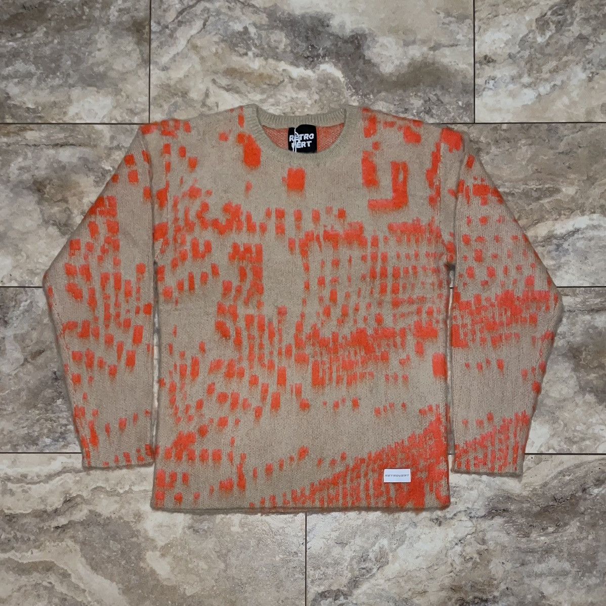 RETROVERT Retrovert Rebirth Sweater Multi – Sail/Orange Size XL Size US XL / EU 56 / 4 - 1 Thumbnail