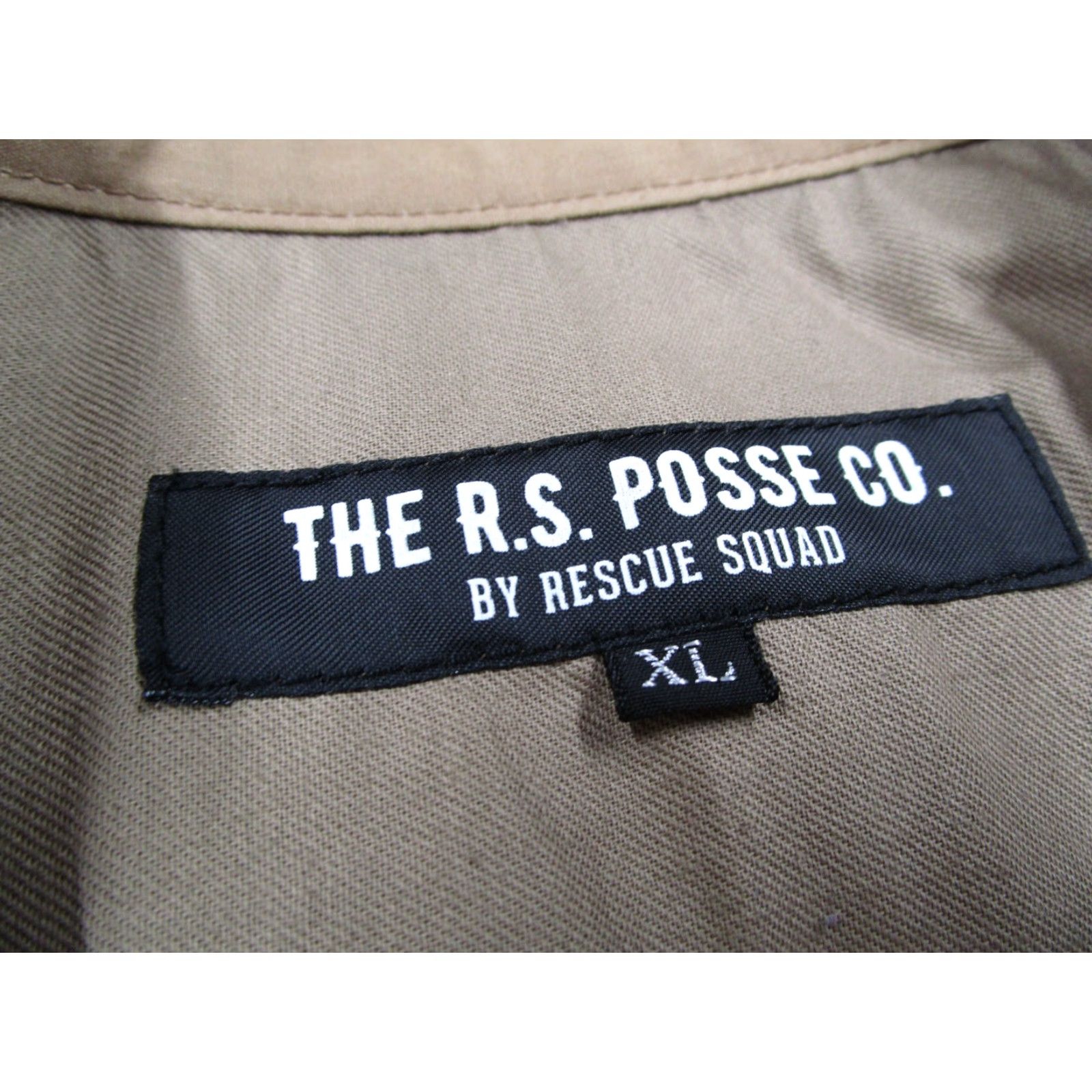 Vintage VINTAGE RS Posse Co. Shirt Men XL Brown Canvas Long Sleeve Button-Up Bohemian City Retro Made in Japan Size US XL / EU 56 / 4 - 2 Thumbnail