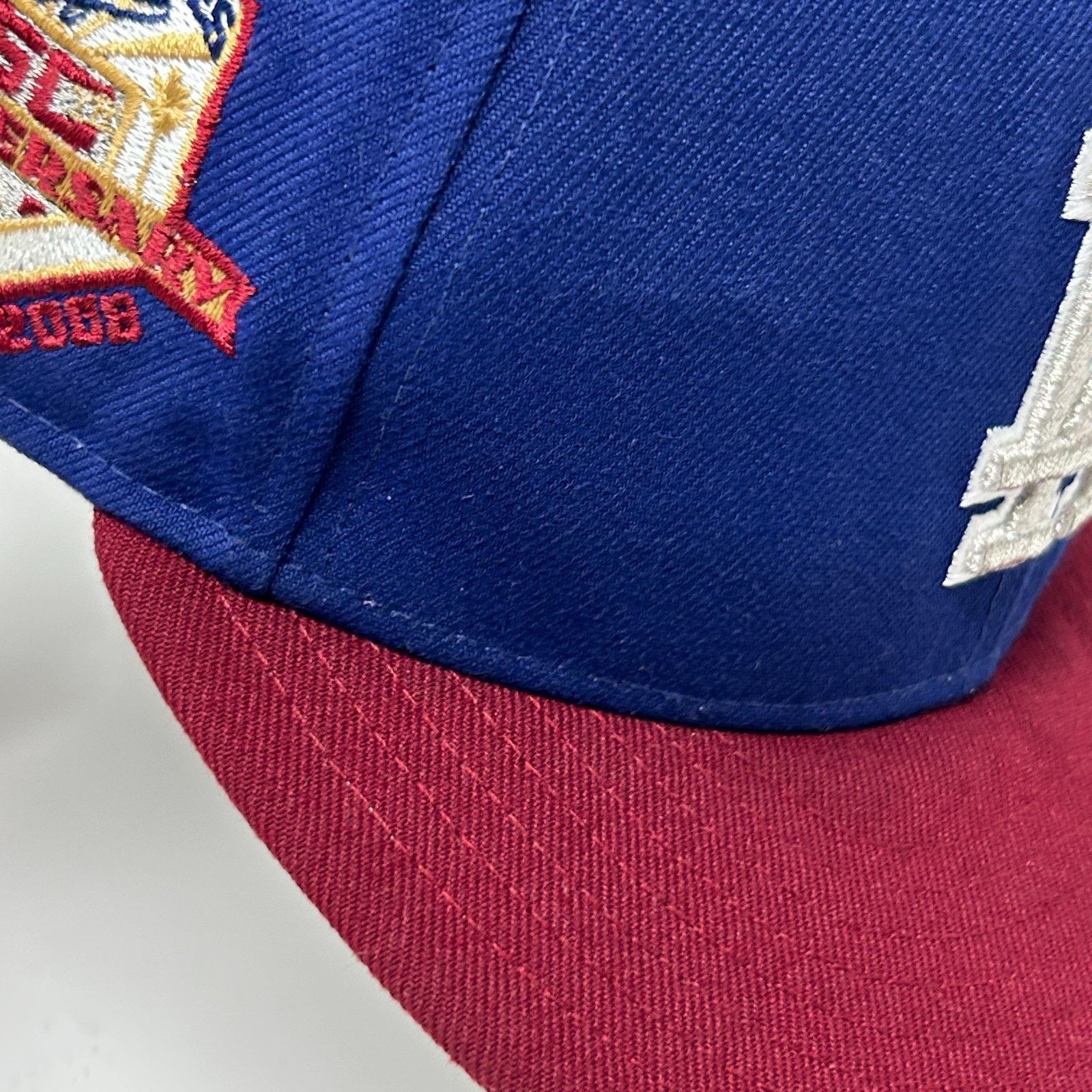 New Era Los Angeles Dodgers 50th Anniv Hat Baseball Cap Blue 7 1/8 Size ONE SIZE - 6 Thumbnail