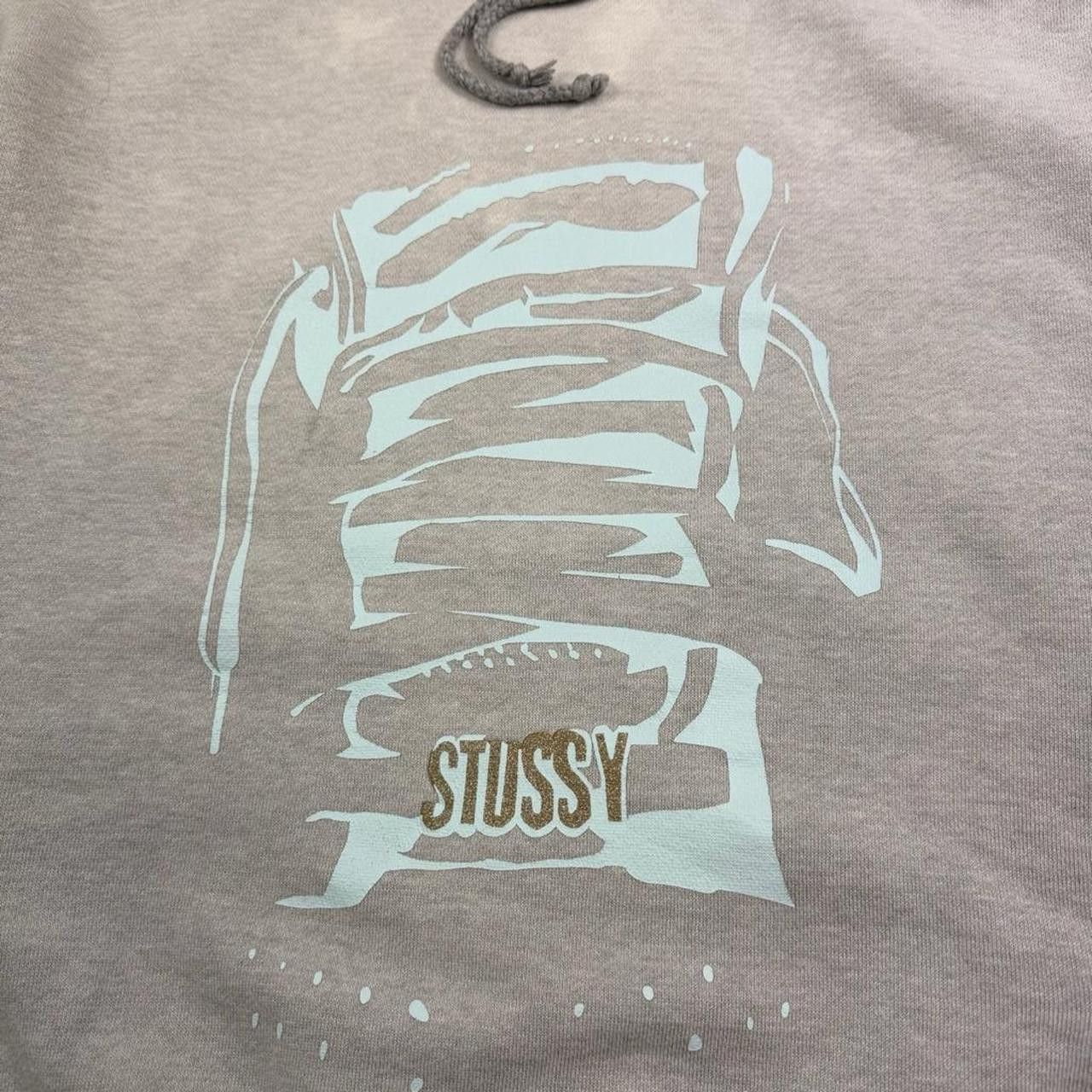 Stussy Vintage 2000s Stussy Pullover Shoe Hoodie - Extra Large Size US XL / EU 56 / 4 - 3 Thumbnail