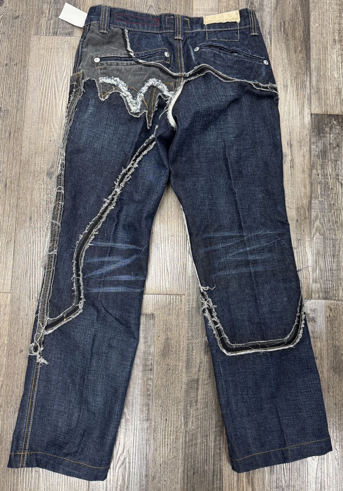 Japanese Brand × Jean Vintage Tough Jeansmith Bootcut Embroidered Japanese Denim Size US 29 - 1 Thumbnail
