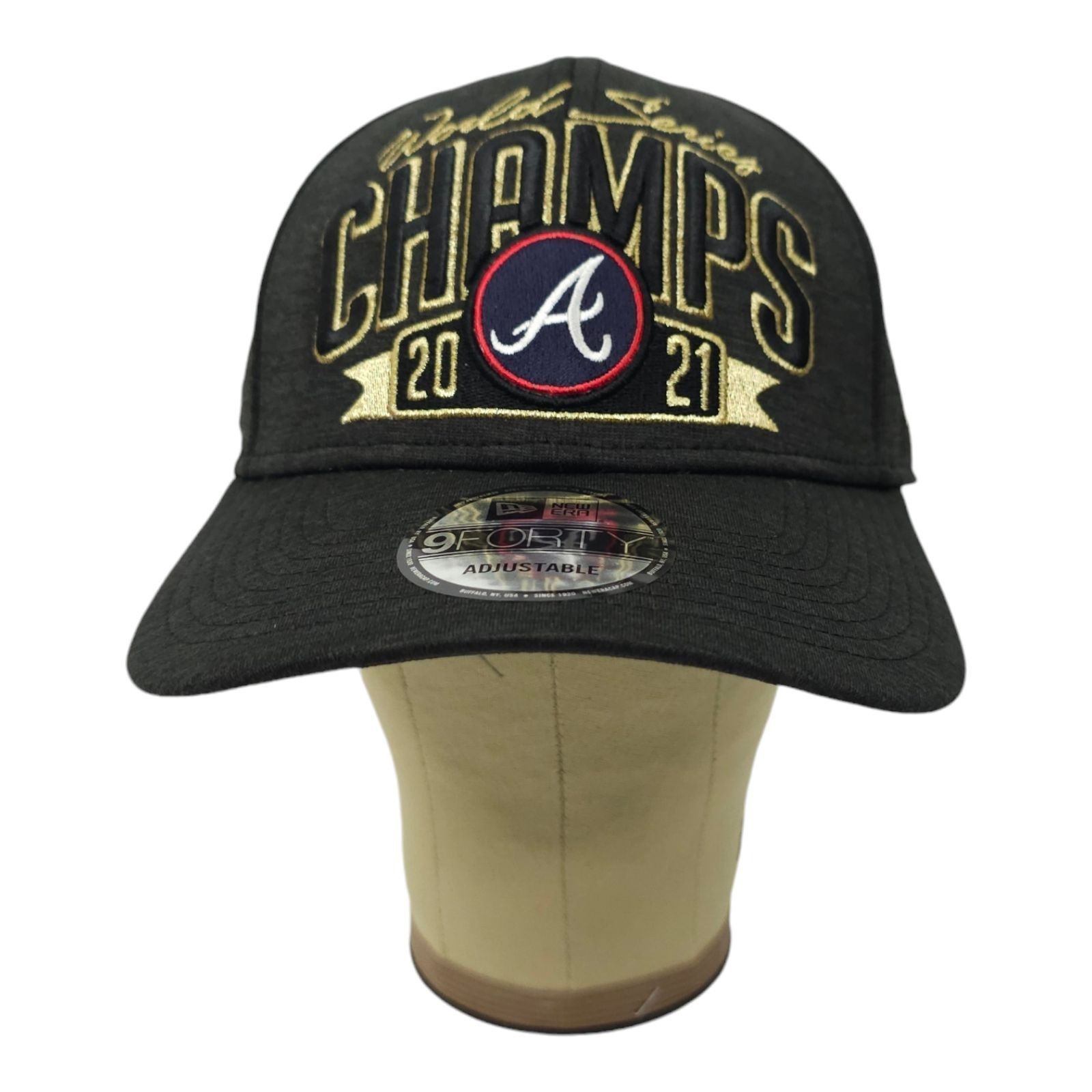 New Era Atlanta Braves Snapback Hat MLB 2021 World Series Champs Cap Size ONE SIZE - 11 Thumbnail
