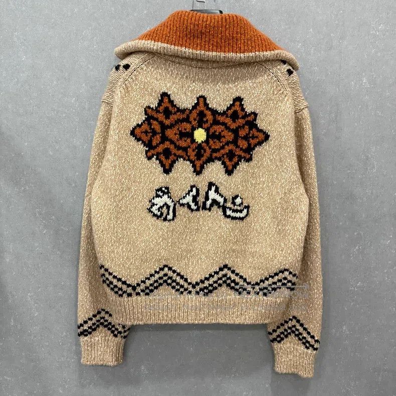 Louis Vuitton Louis Vuitton Nigo Beige Lobster Floral-Patchwork Knit Jac Size US S / EU 44-46 / 1 - 3 Thumbnail