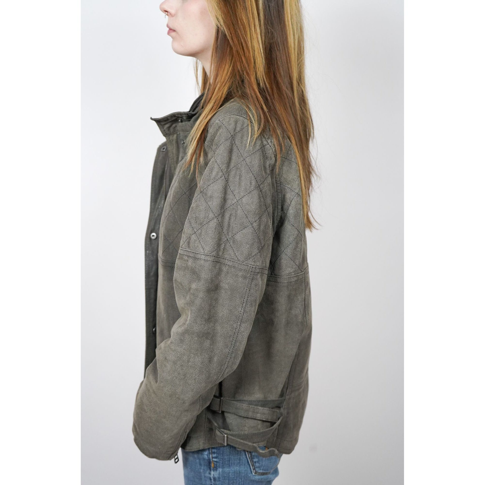 Danier Vintage Danier Suede Leather Oliver Jacket Size L / US 10 / IT 46 - 5 Thumbnail