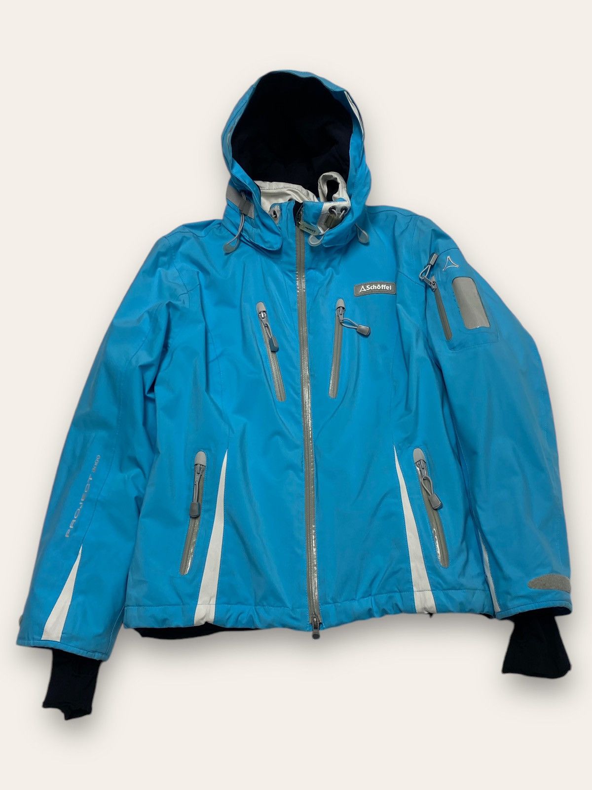 Goretex 90s Vintage SCHOFFEL Gore Tex Winter Show Hood Jacket Down Size US M / EU 48-50 / 2 - 1 Thumbnail