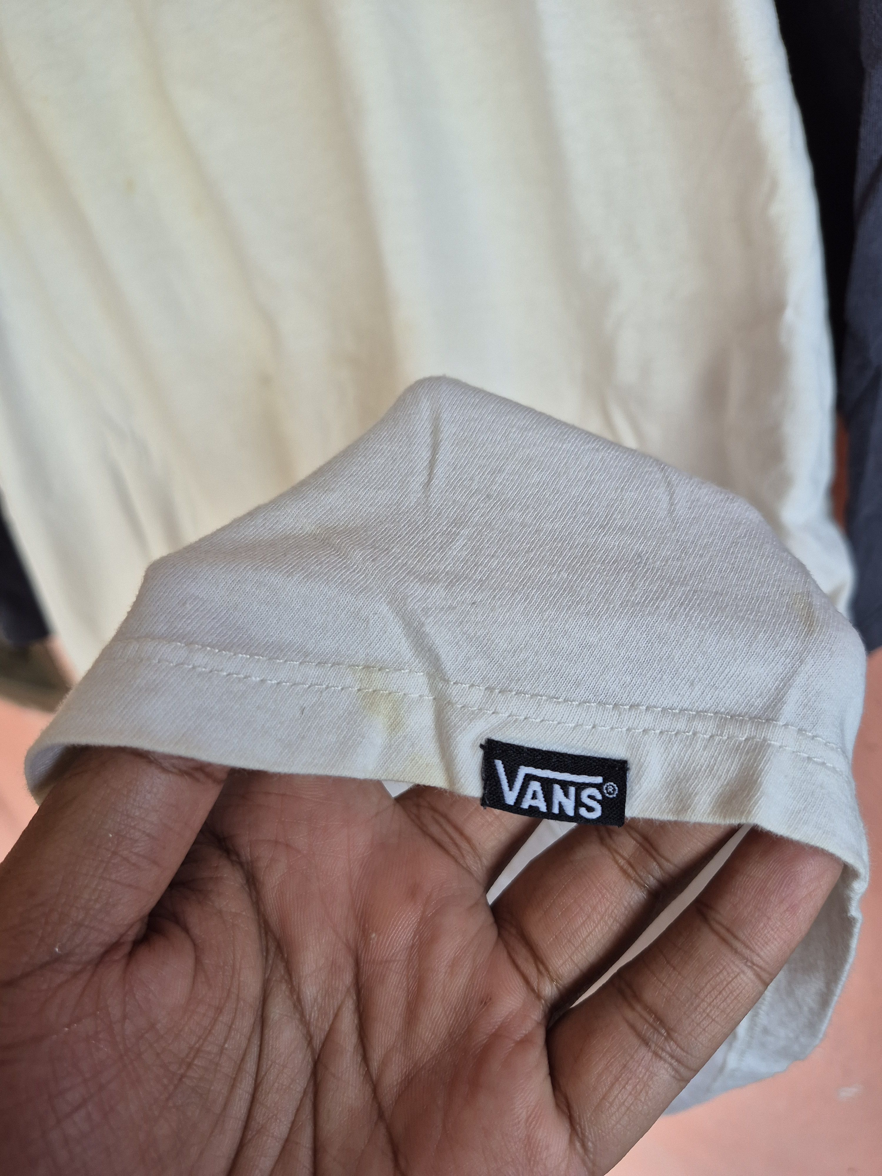 Vans 🔥 Vans Skate Streetwear Three Quarter Tee Size US XL / EU 56 / 4 - 11 Thumbnail