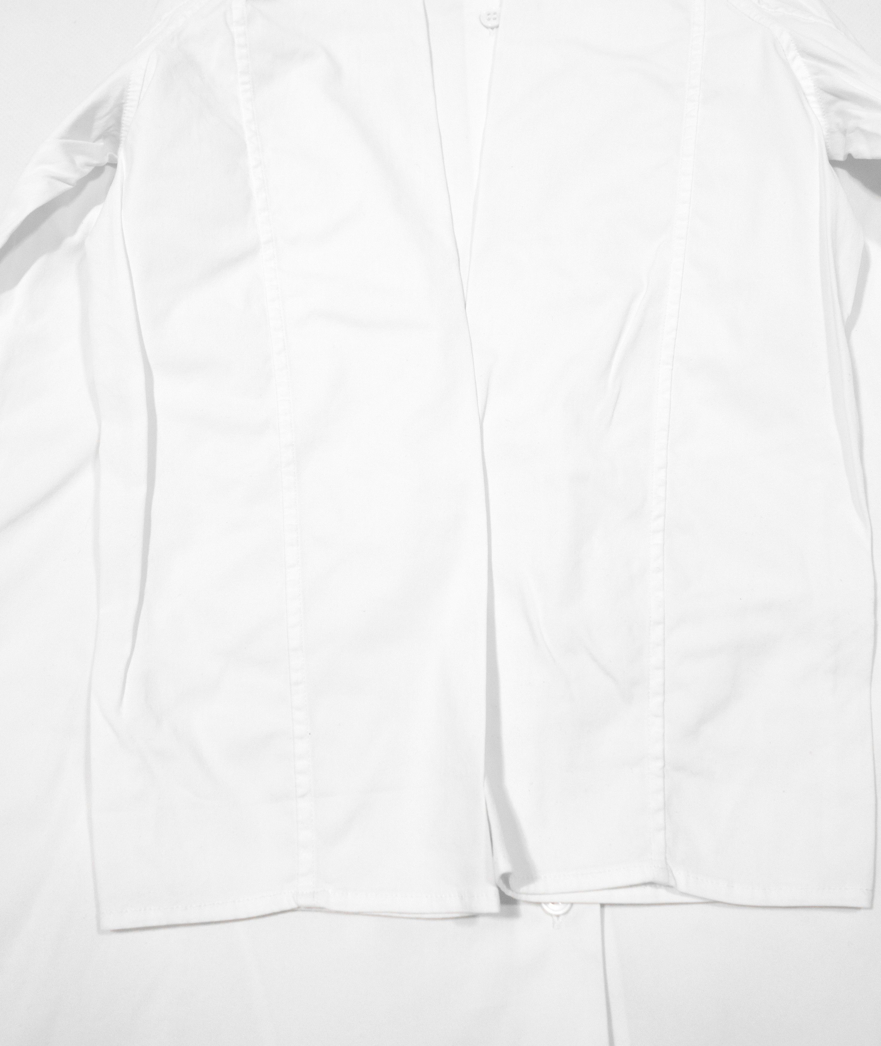 Jil Sander 3/4 Sleeve Stretch Cotton Blend Shirt Made in Italy Size XS / US 0-2 / IT 36-38 - 5 Thumbnail