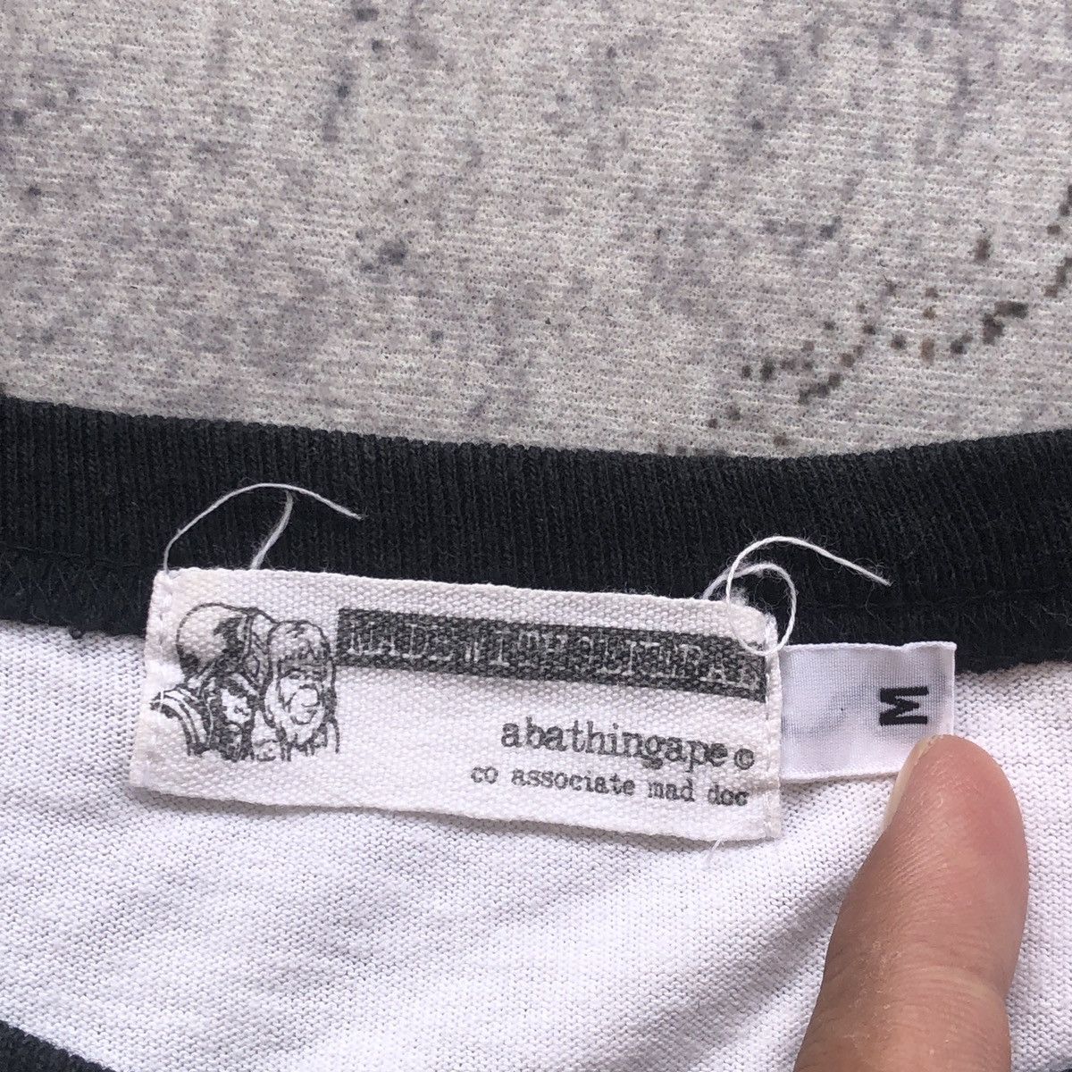 Bape RARE OG EARLY 2000s BAPE Ringer Tshirts Size US M / EU 48-50 / 2 - 4 Thumbnail