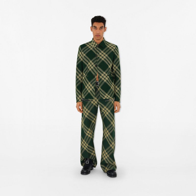 Burberry o1y0426 Casual Pant in Green/Beige Size US 34 / EU 50 - 6 Thumbnail